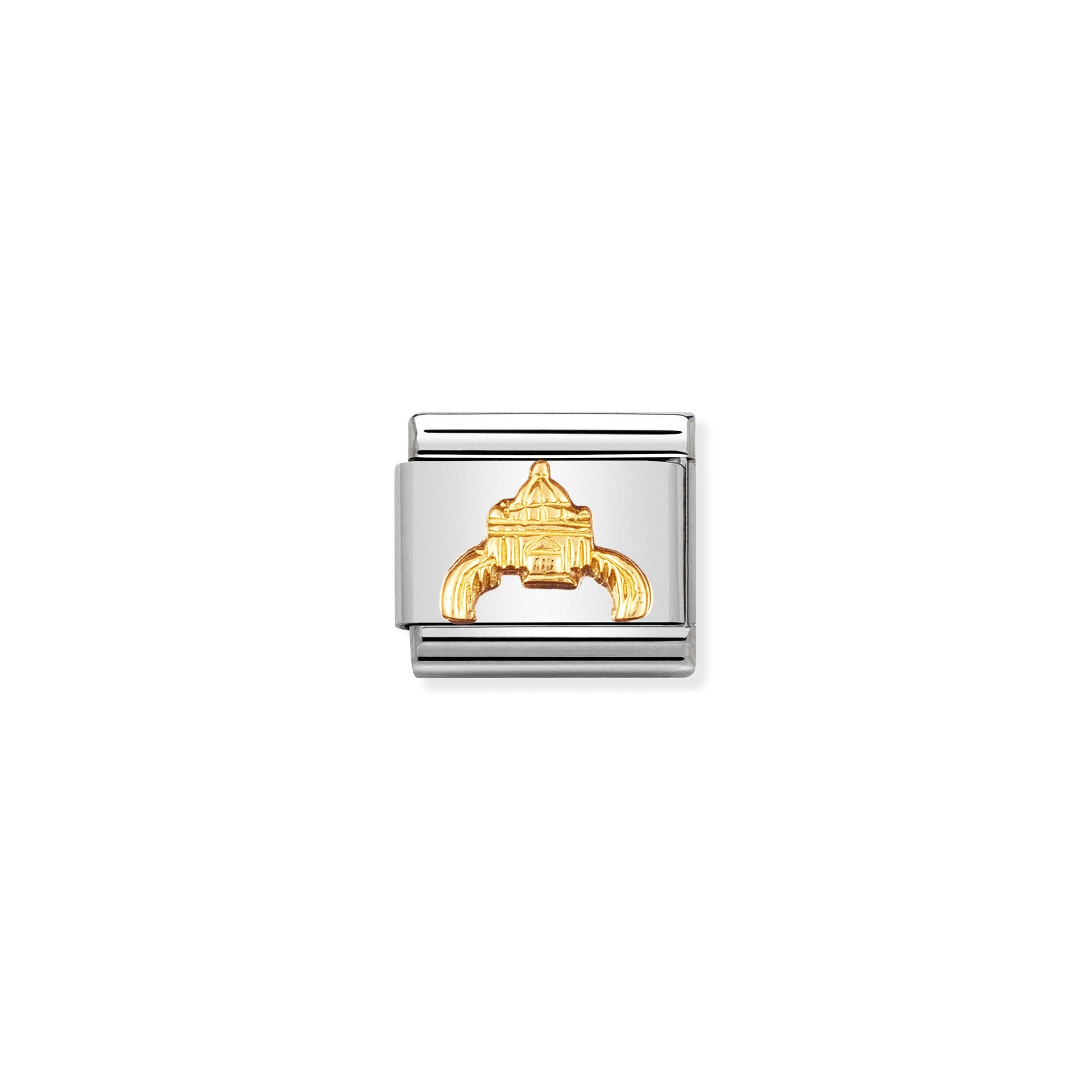 Nomination Composable Classic Charm Petersplatz - Edelstahl, Gold 750 Gelbgold