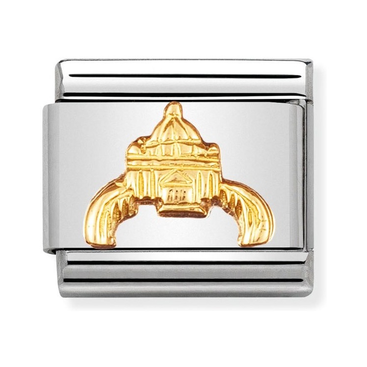 Nomination Composable Classic Charm Petersplatz - Edelstahl, Gold 750 Gelbgold