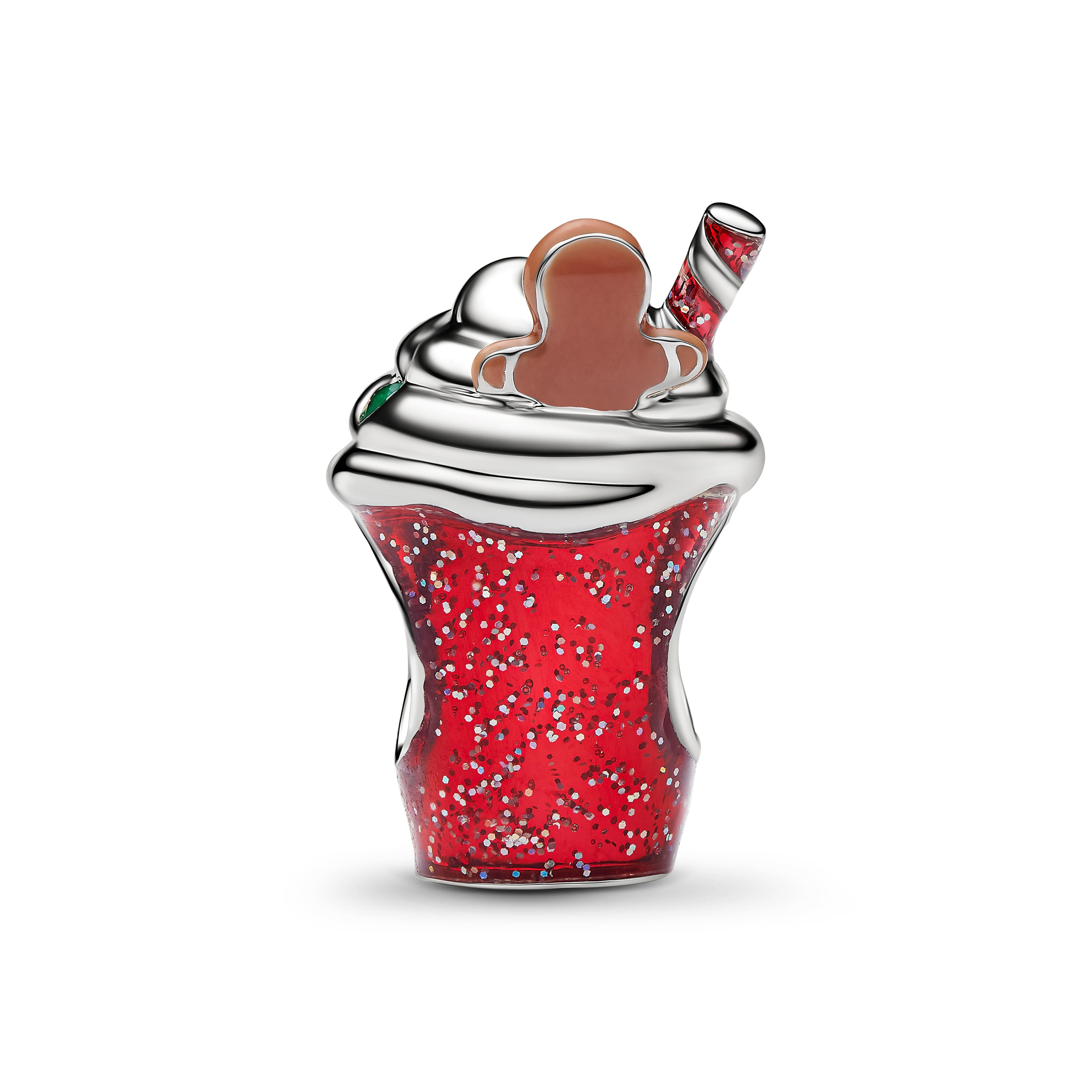Pandora Moments - Charm Lebkuchen-Getränk - Sterling Silber – Ansicht 2