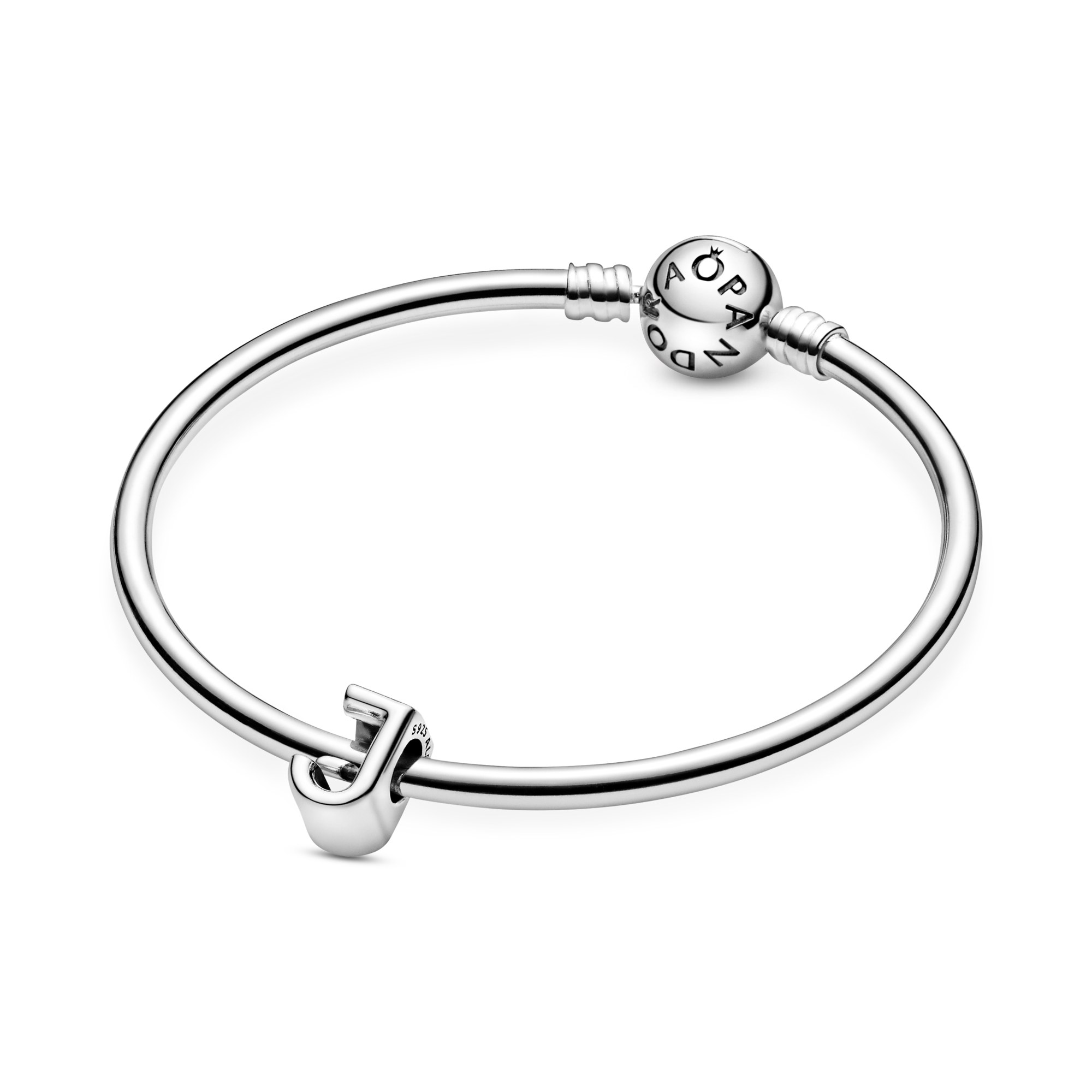 PANDORA Charm - Buchstabe J - Letter J - 925 Sterling Silber – Ansicht 5