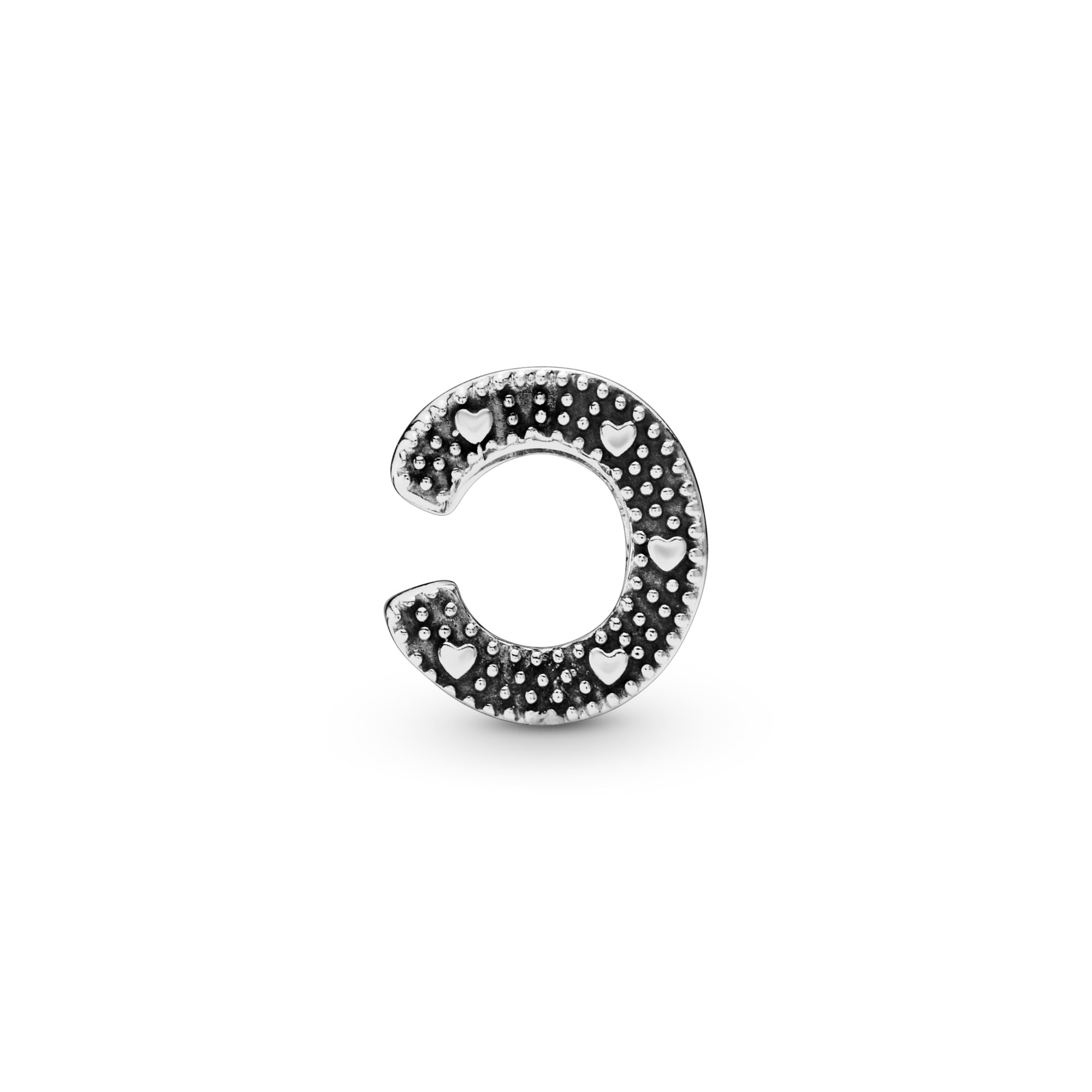 PANDORA Charm - Buchstabe C - Letter C - 925 Sterling Silber – Ansicht 3