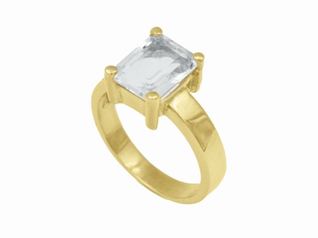 Imposanter Gelbgold Ring aus 585er Gold mit einem quadratischen Aquamarin im Ringkopf, Größe 56, Hersteller Juwelier Harnisch. Elegant und zeitlos.