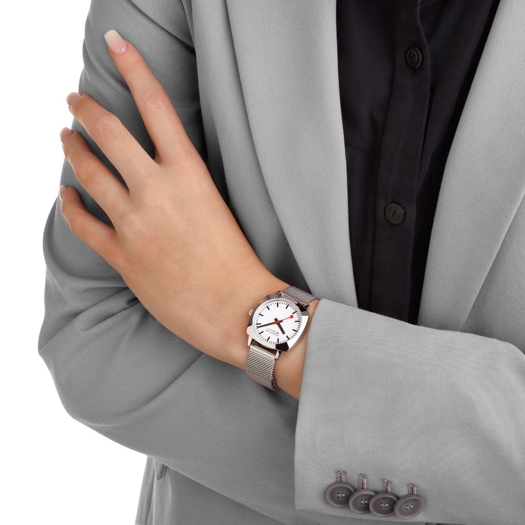 Mondaine Cushion - MSL.31110.SM - 31 mm - Armbanduhr – Ansicht 3