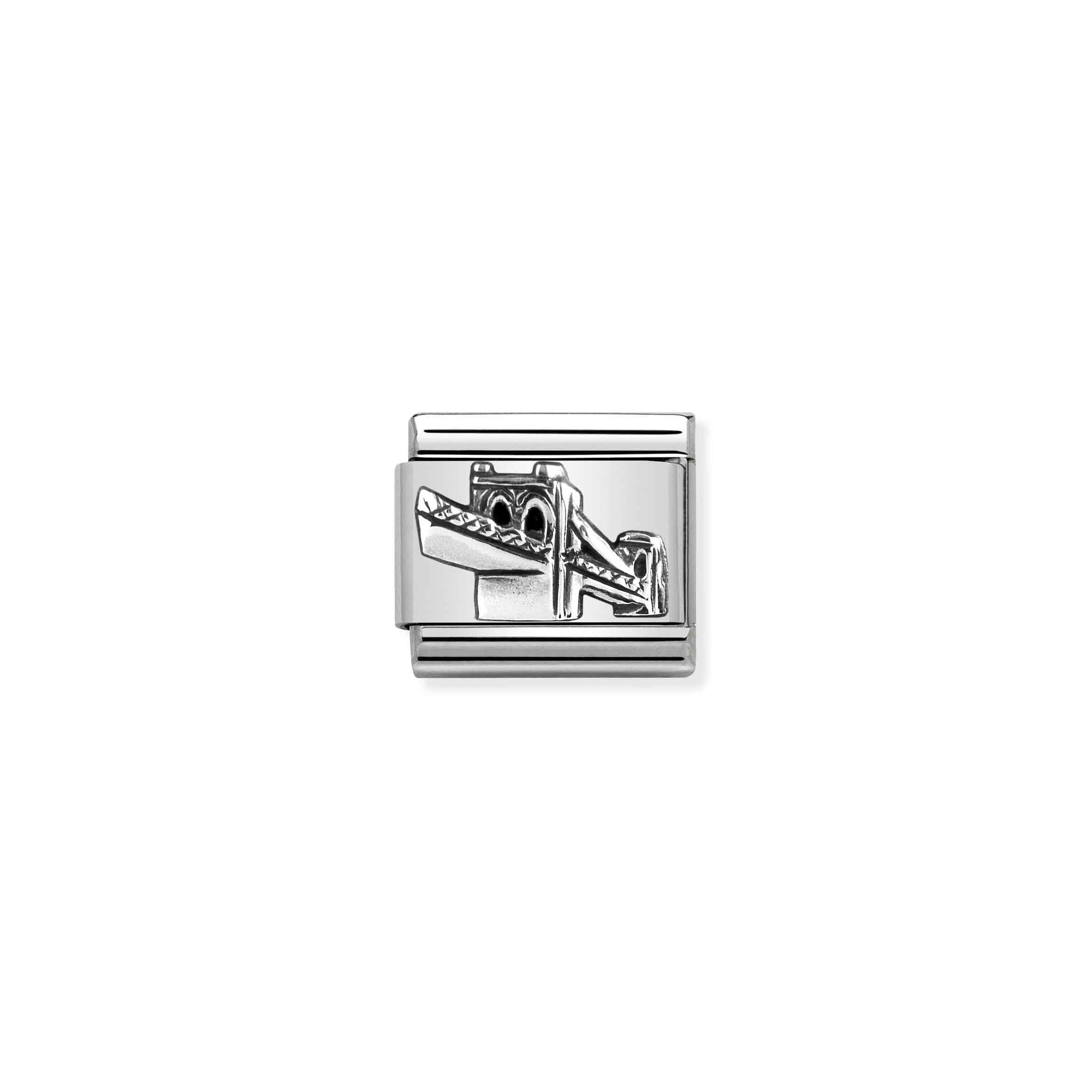 Nomination Composable Classic Charm Skyline Brooklyn Bridge - Edelstahl, Sterling Silber