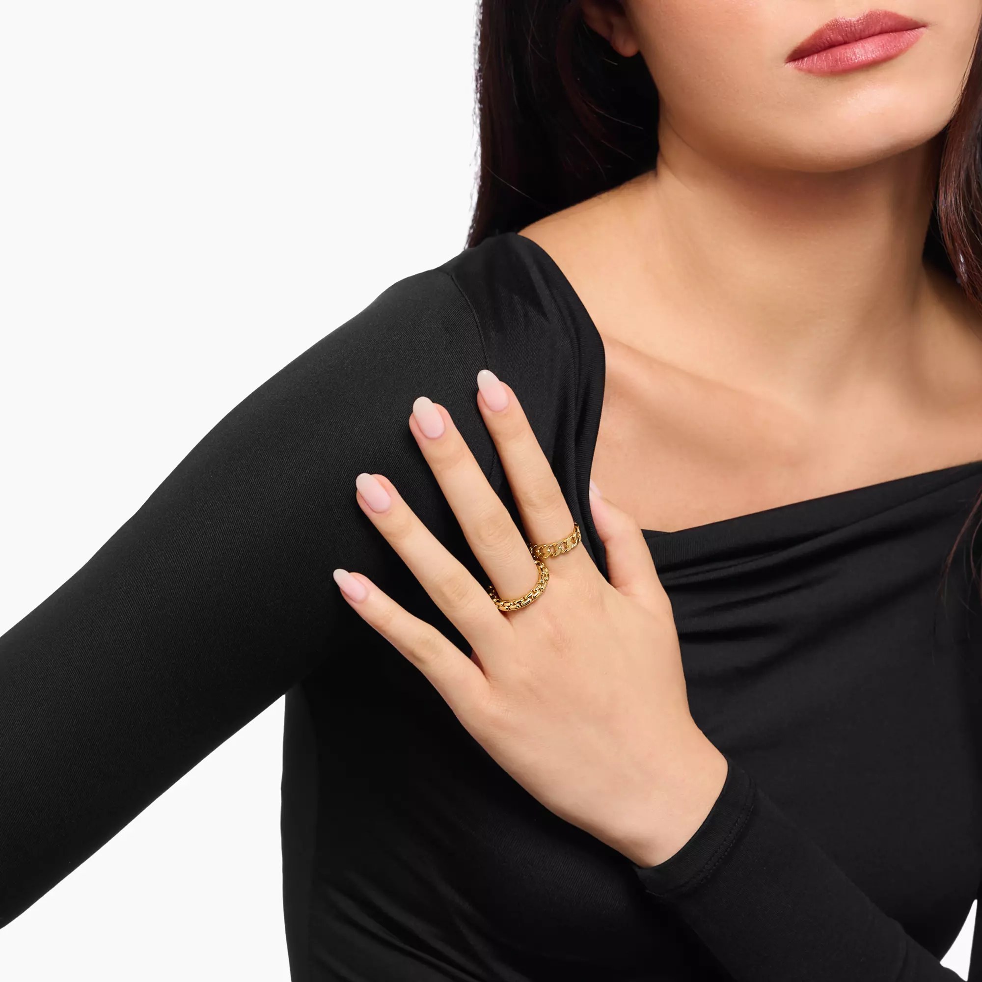 Thomas Sabo Ring - Silber vergoldet - Rebel Basics – Ansicht 3