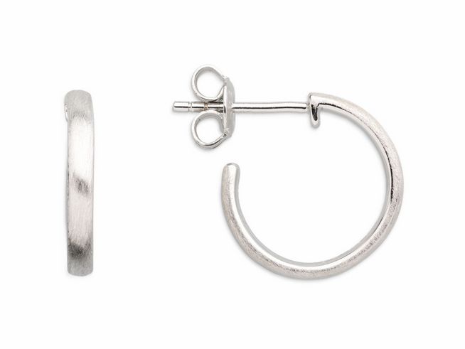 Xenox Sterling Silber Ohrringe XS3458 Creolen in elegantem Design, die schmückenden Creolen sind aus hochwertigem Silber gefertigt und bieten einen zeitlosen Look für jede Gelegenheit.