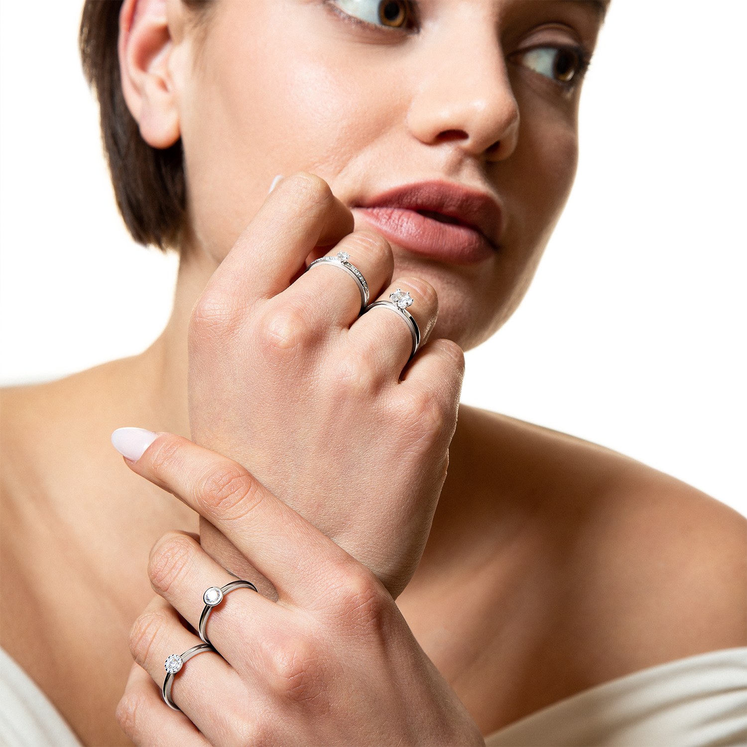 XENOX Sterling Silber Ring - KRAPPE SILBER - Krappe – Ansicht 3