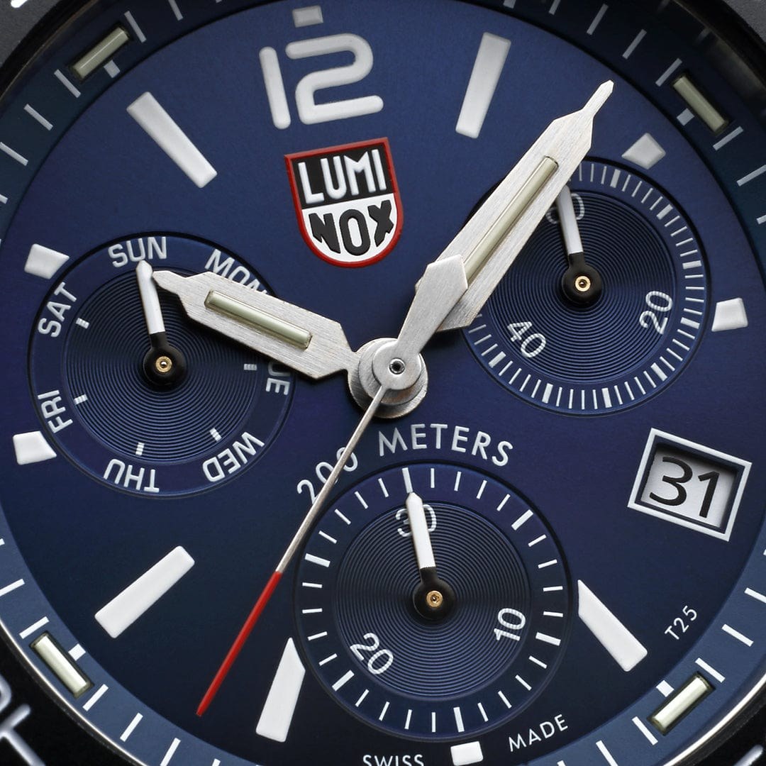 Luminox Uhr PACIFIC DIVER CHRONO 3140 SERIES - 44 mm - Ziffernblatt Blau – Ansicht 4