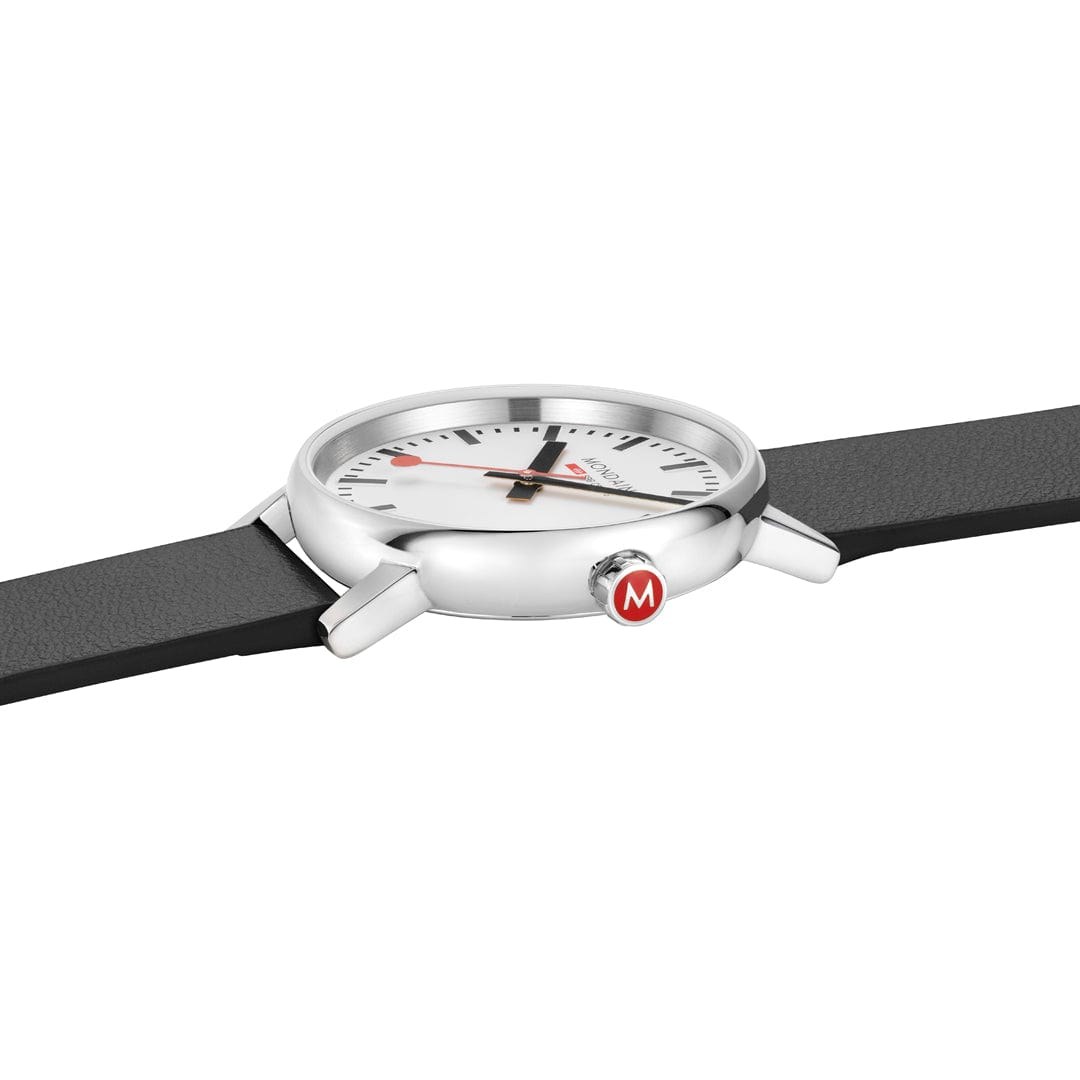 Mondaine Uhr MSE.35110.LBV evo2 - Edelstahl poliert - 35 mm – Ansicht 4