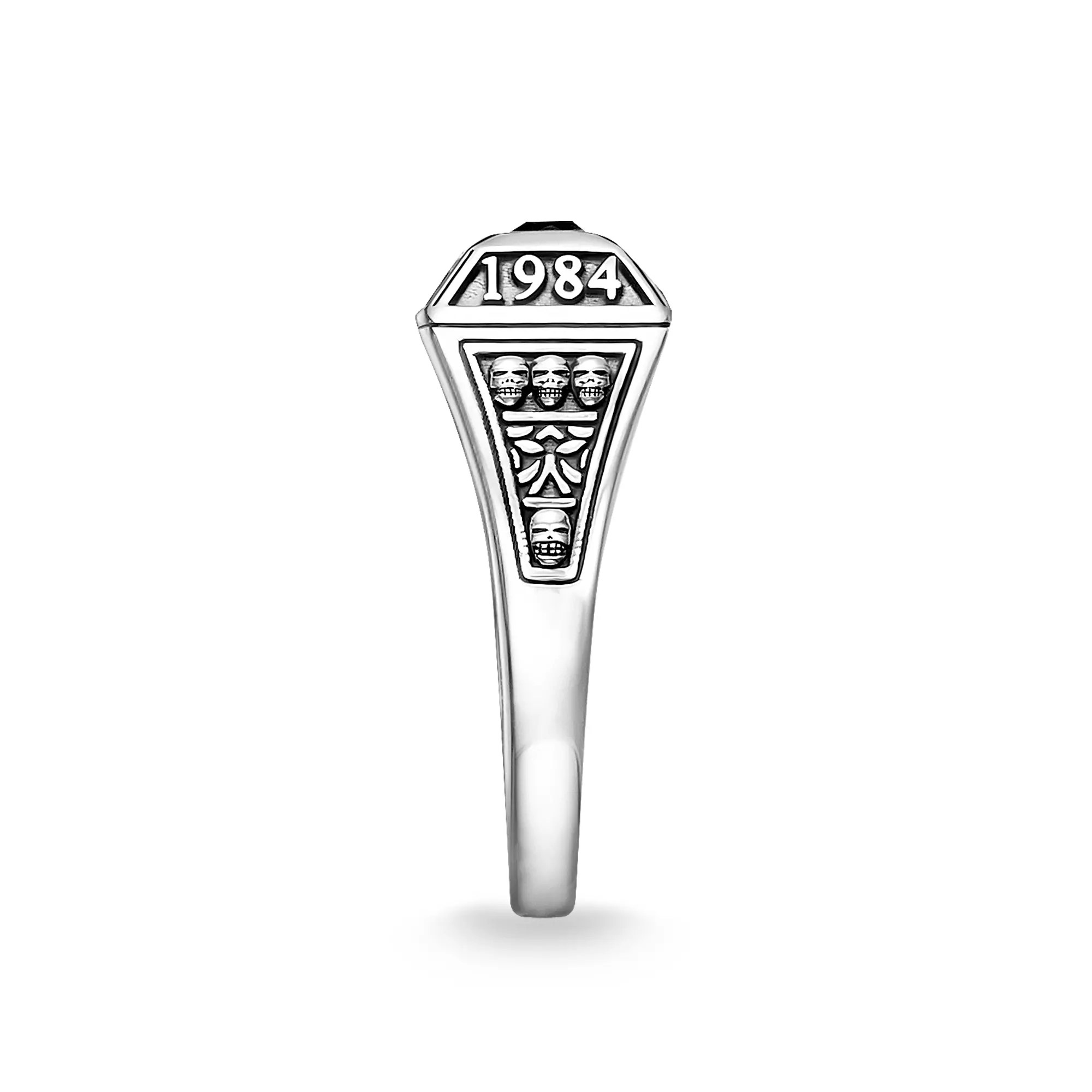 Thomas Sabo Ring Sterling Silber - geschw. + Onyx schwarz – Ansicht 2