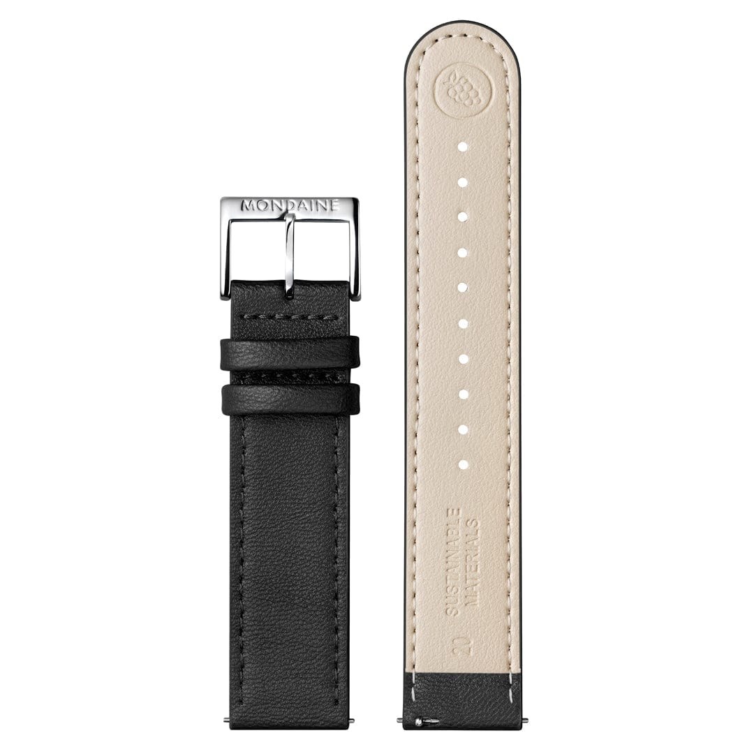 Mondaine Uhr MLE.41910.LBV - Doppio Big - SOLAR - Schwarz - 41 mm – Ansicht 5