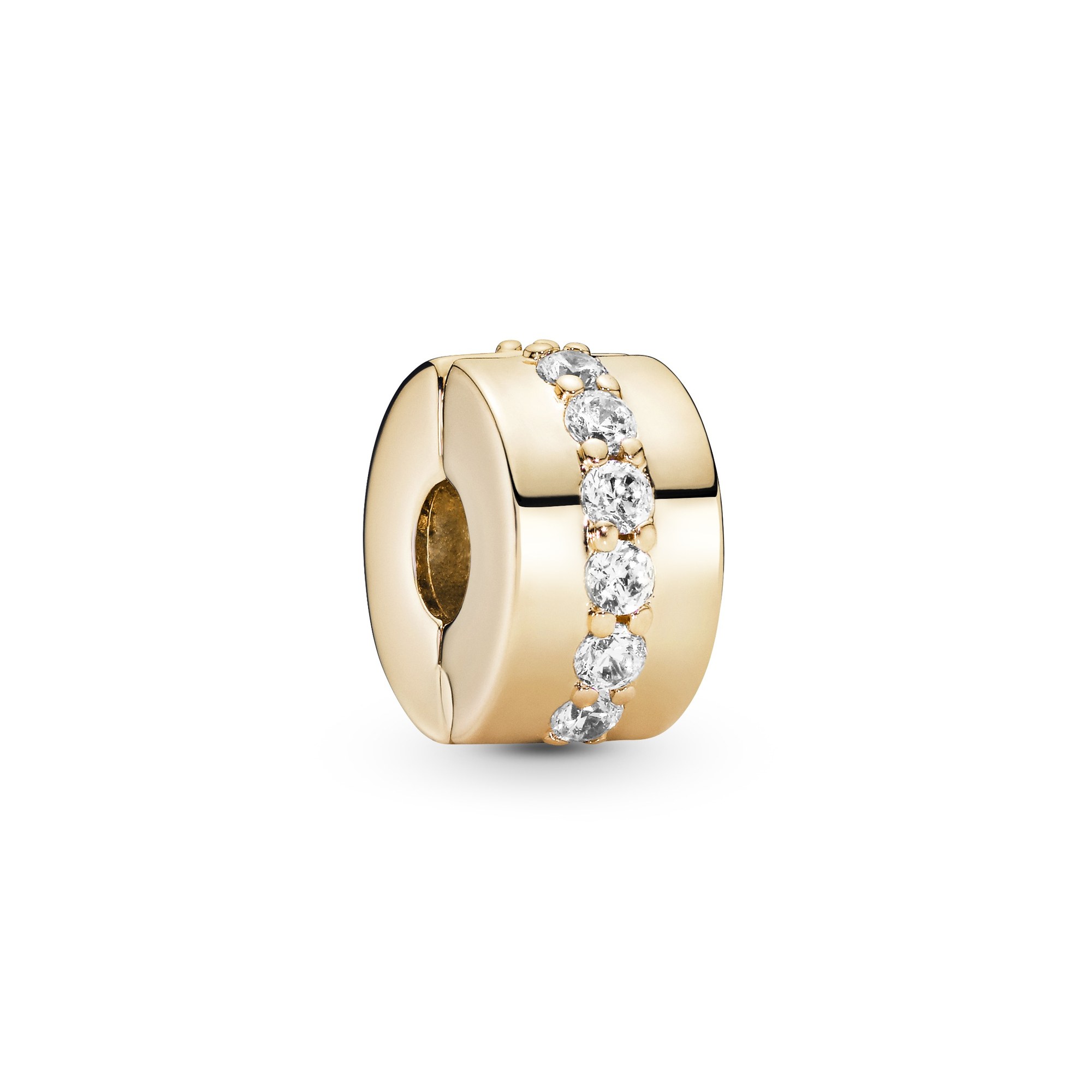 Pandora Gold 585 - Clip - Stopper - Zirkonia