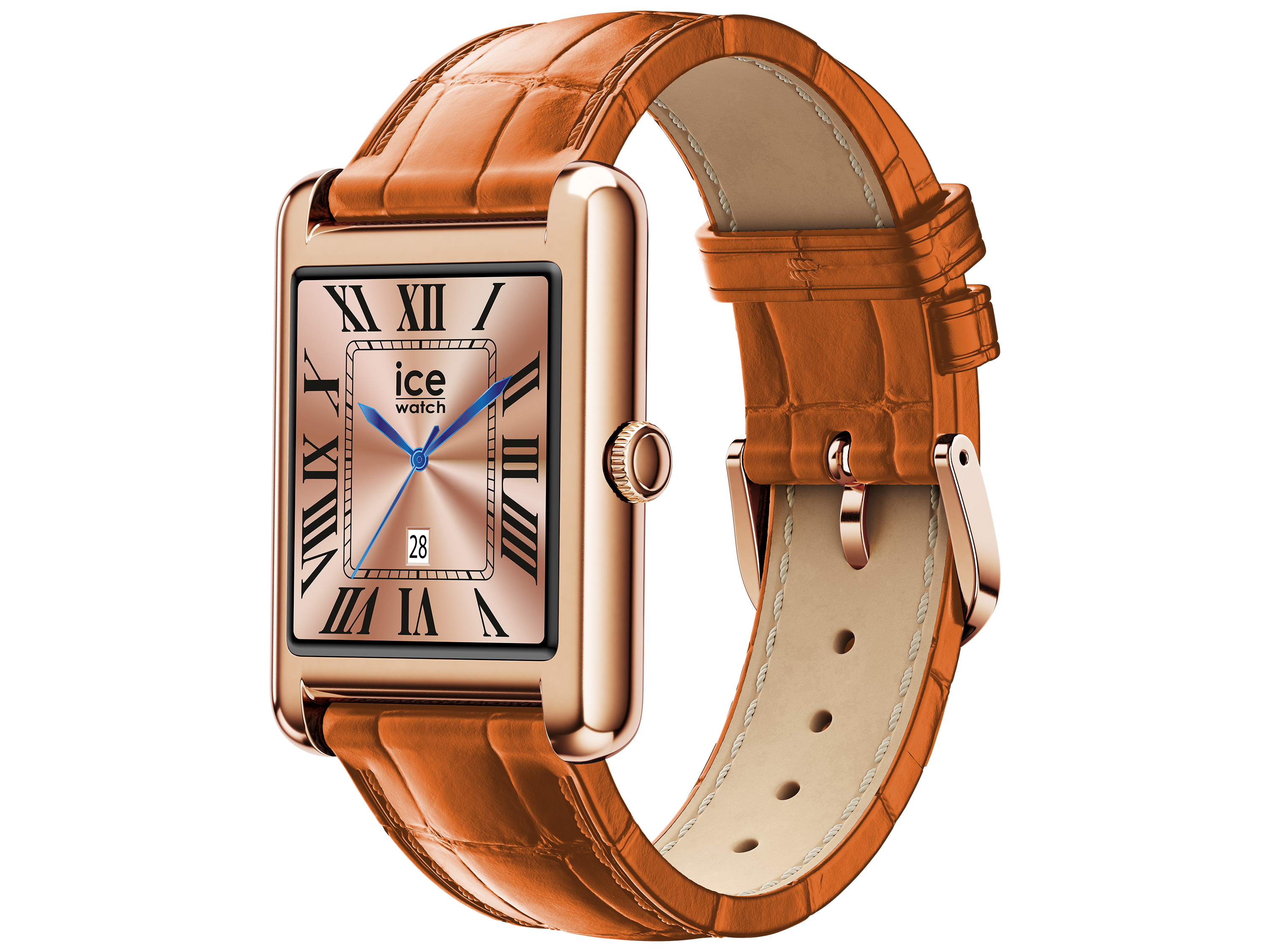 ICE Watch Uhr 025383 - ICE smart TKS 2.0 Roségold Cognac Kroko - 1.41 Zoll