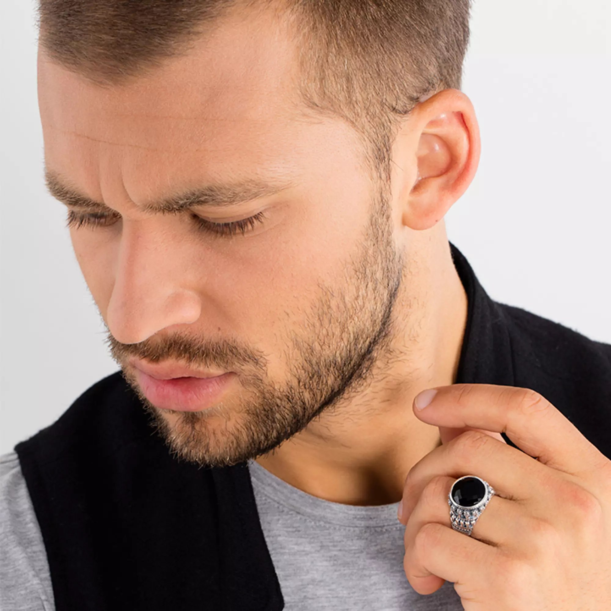 Thomas Sabo Ring Silber - Onyx - schwarz – Ansicht 4