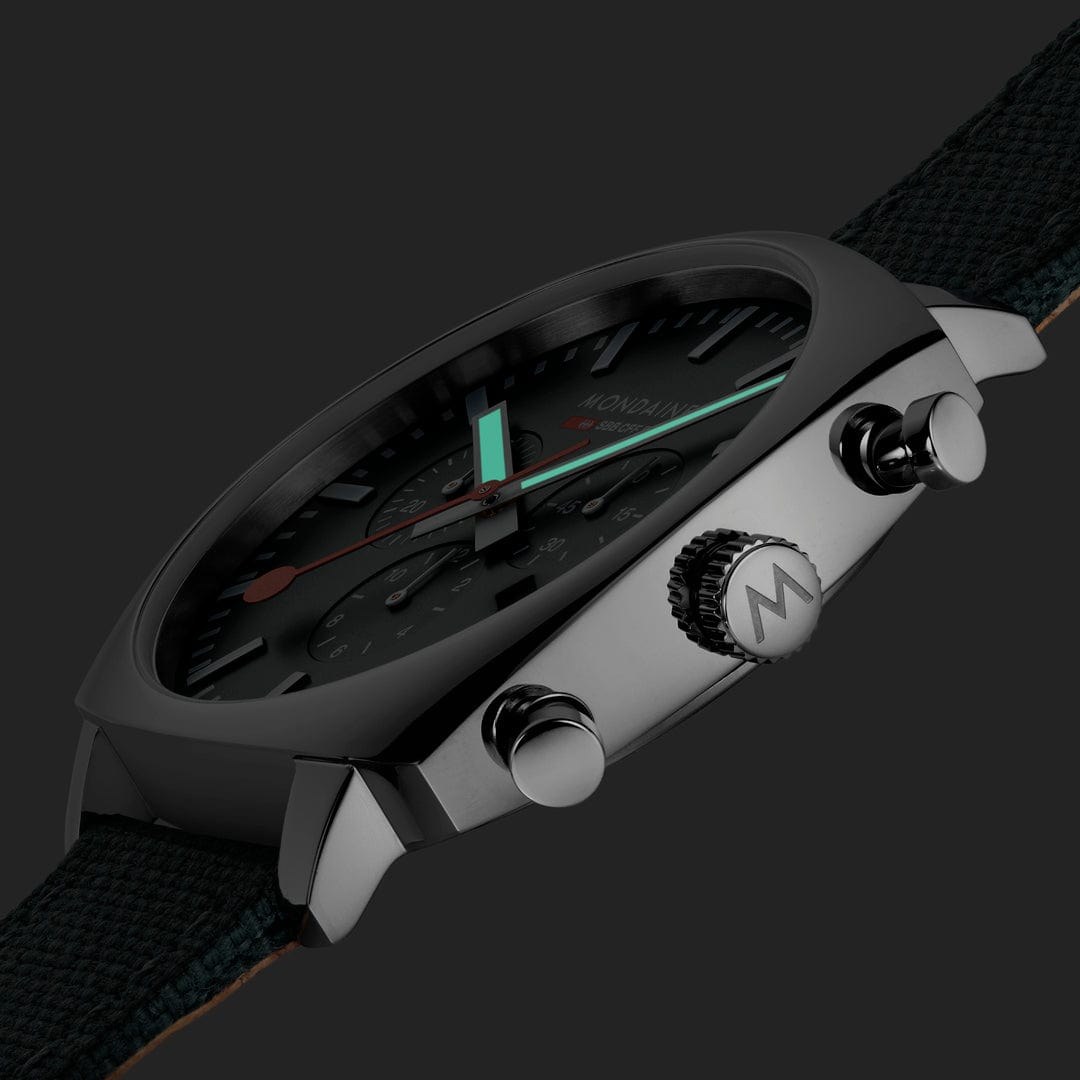 Mondaine Cushion - MSL.41460.LF.SET - 41 mm - Armbanduhr – Ansicht 4