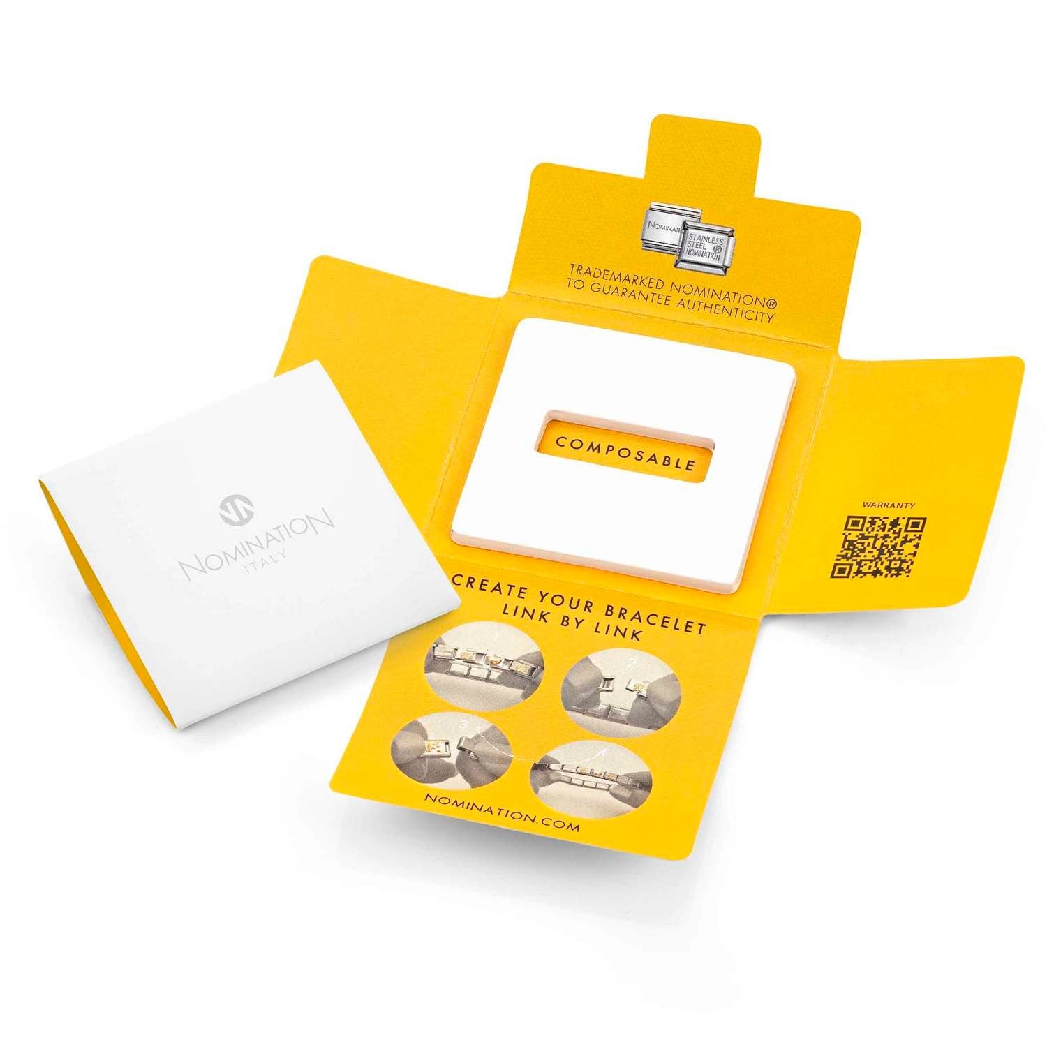 Nomination Composable Classic Charm Petersplatz - Edelstahl, Gold 750 Gelbgold – Ansicht 3
