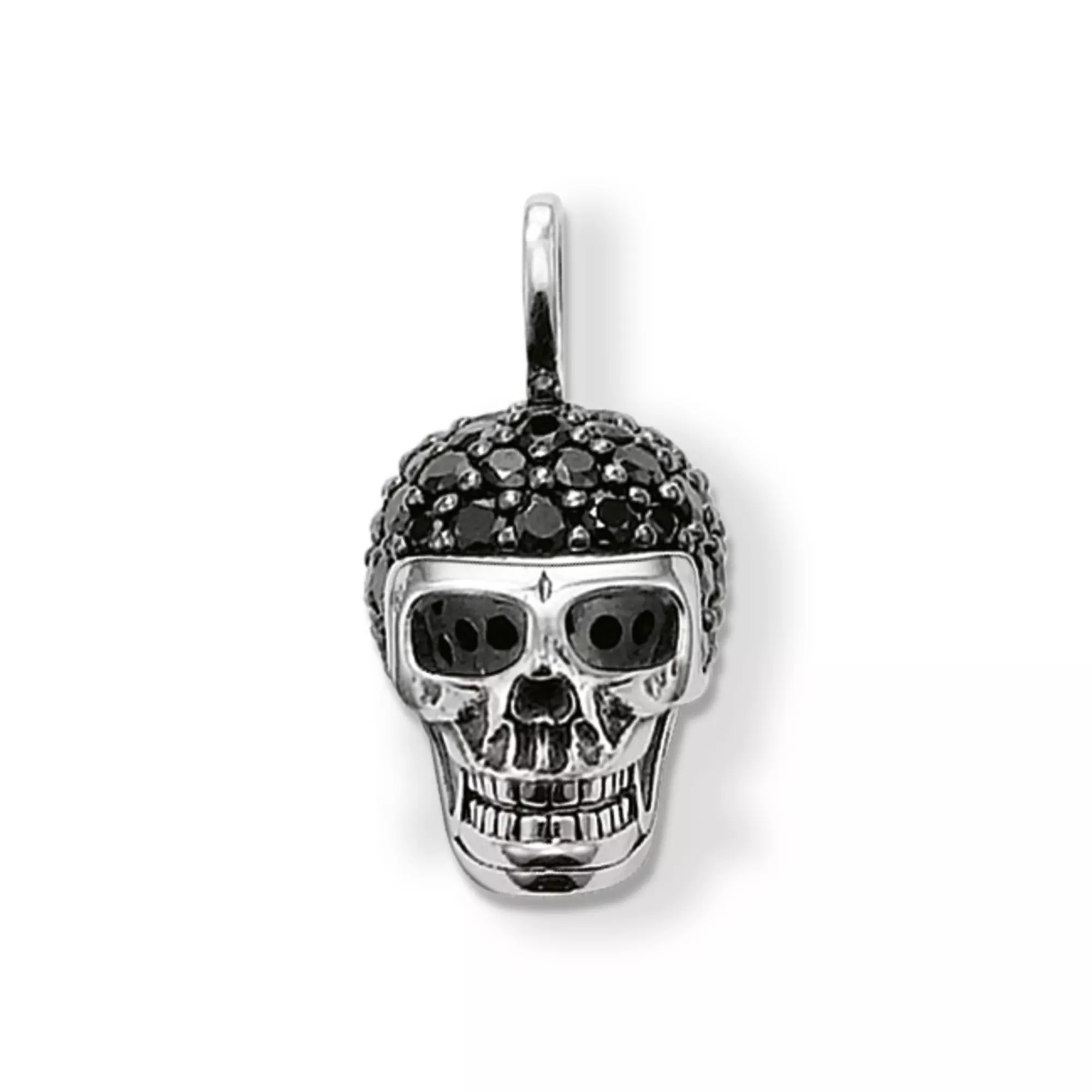 Thomas Sabo Anhänger - Silber + Zirkonia - Totenkopf