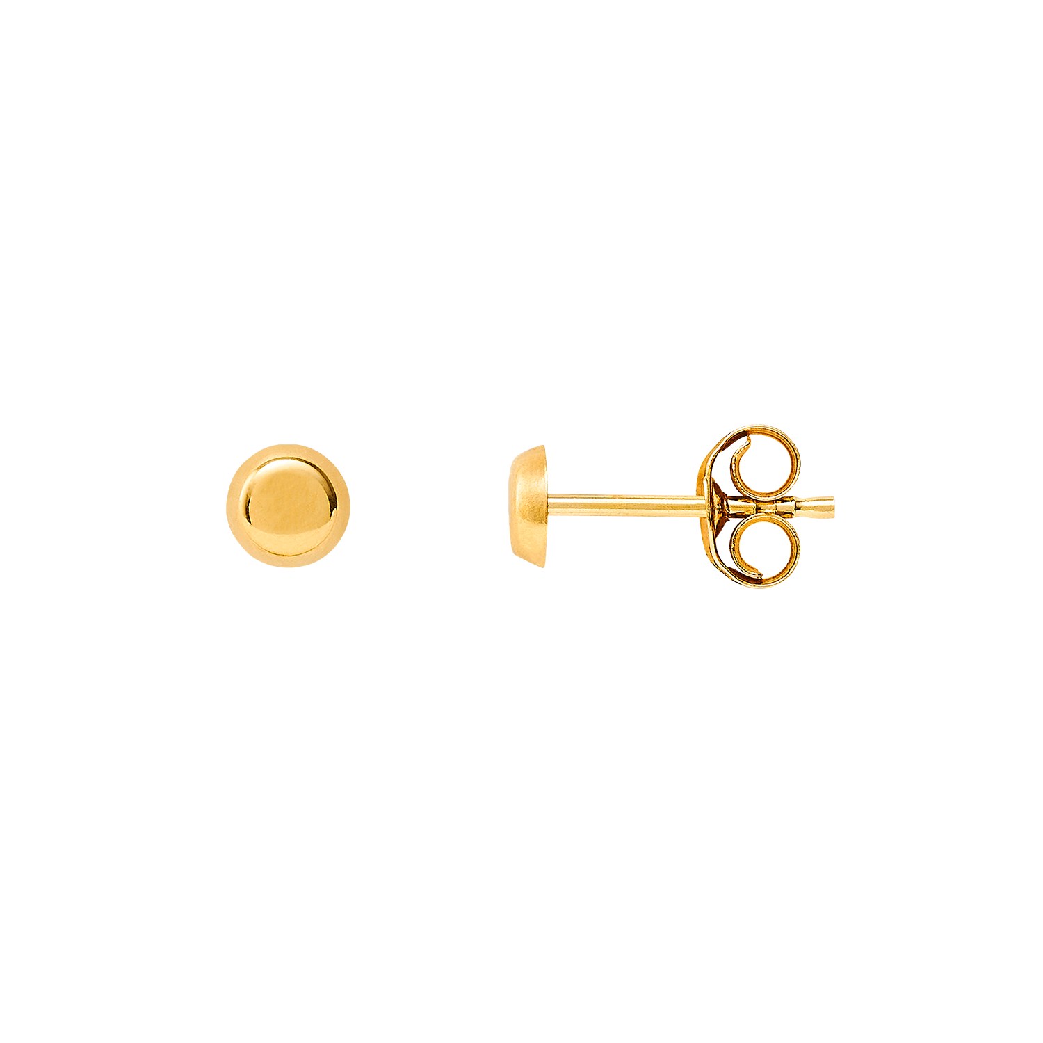 XENOX XG14K4092G - Gelbgold 585 Ohrstecker - poliert – Ansicht 2