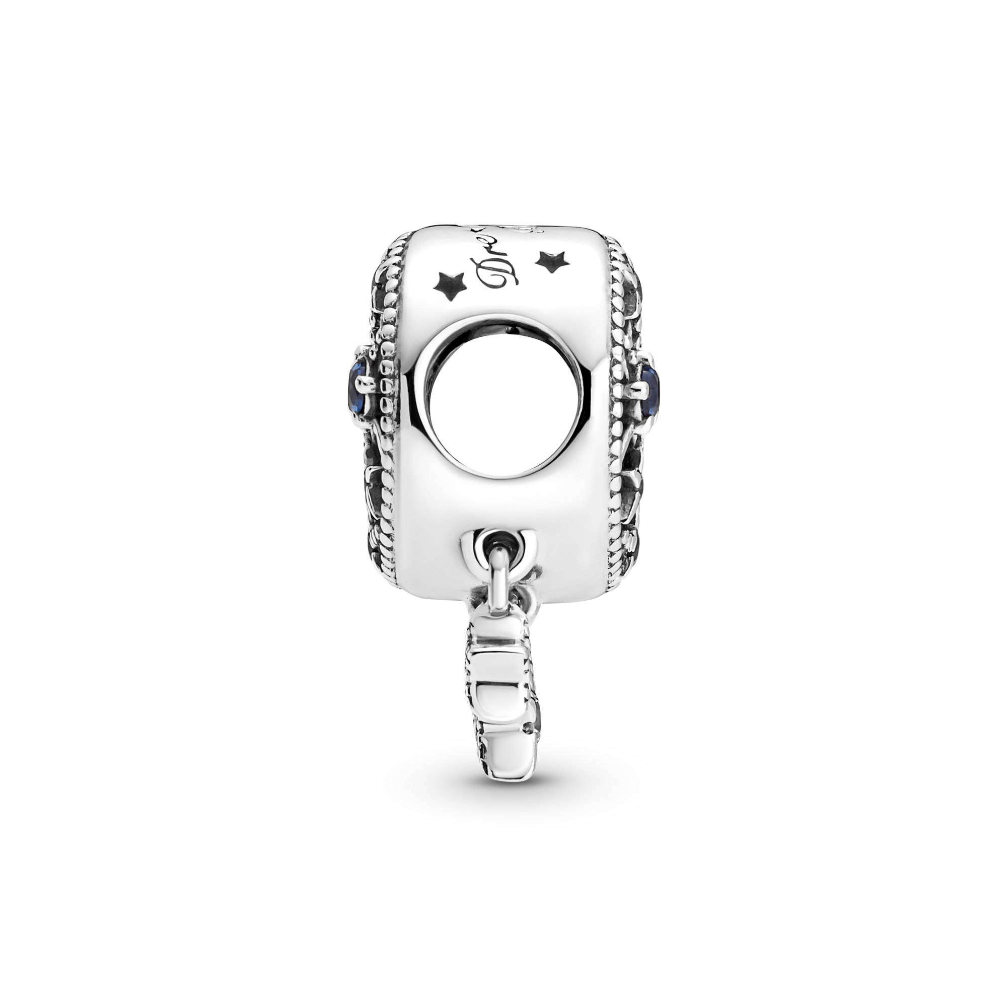 Pandora Charm - Stern & Mondsichel Anhänger - Sterling Silber - Kristall - Bunt – Ansicht 4