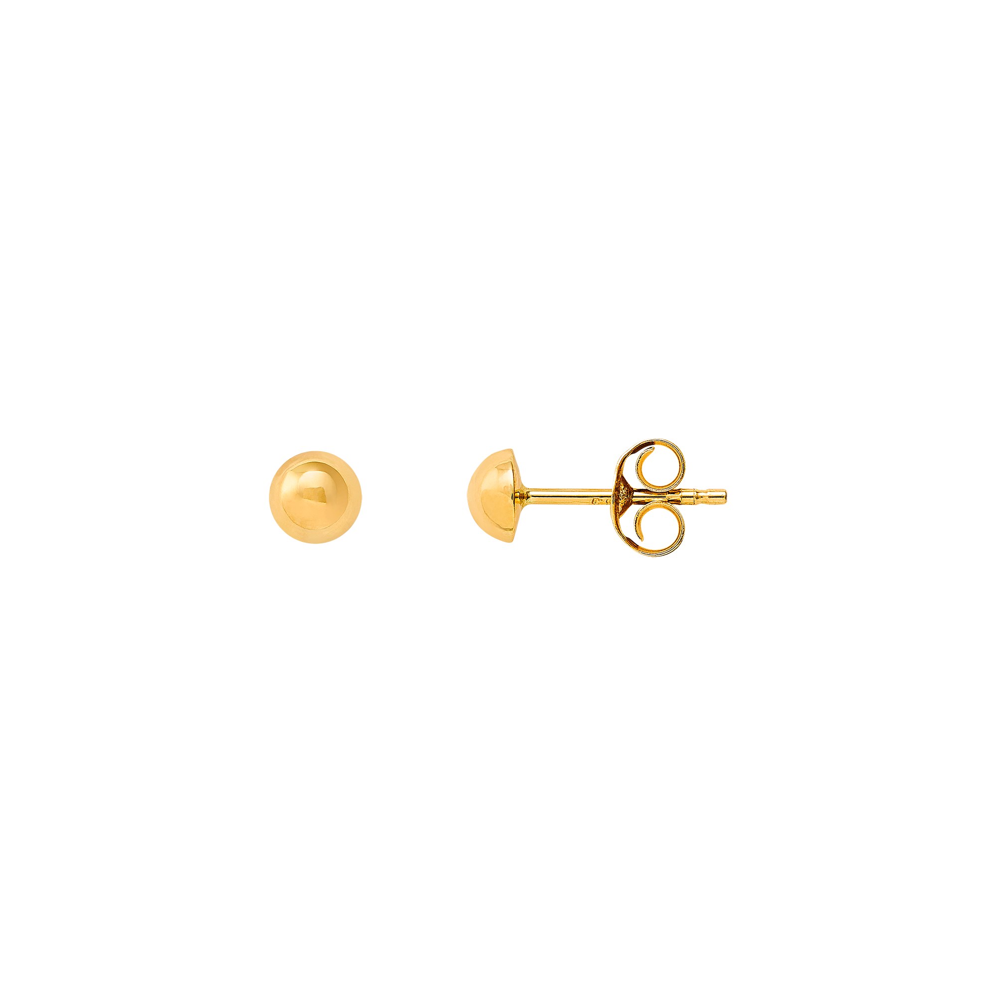 XENOX XG14K4083G - Gelbgold 585 Ohrstecker - poliert – Ansicht 2