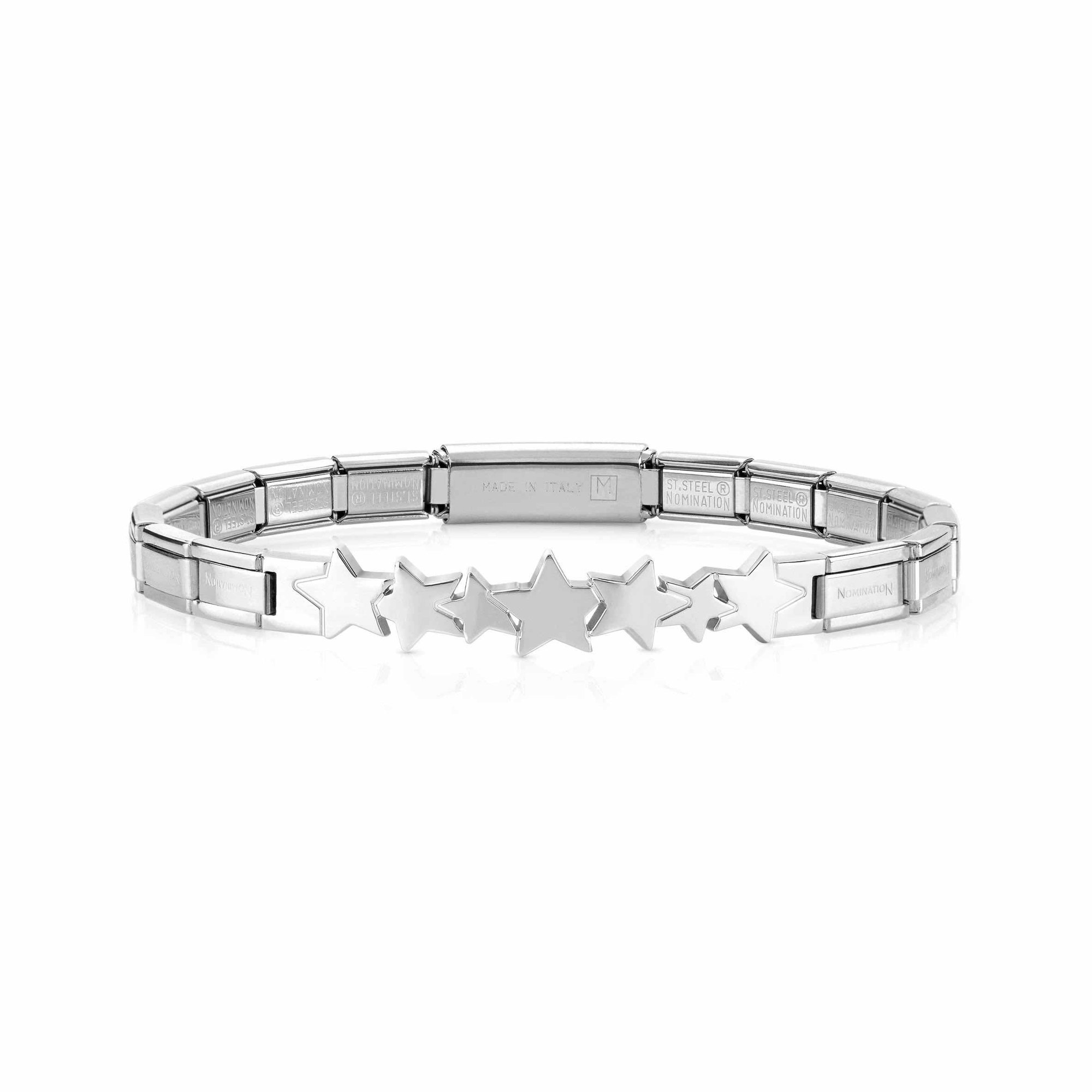 Nomination Trendsetter Armband Stern Smarty Silbern 18 cm