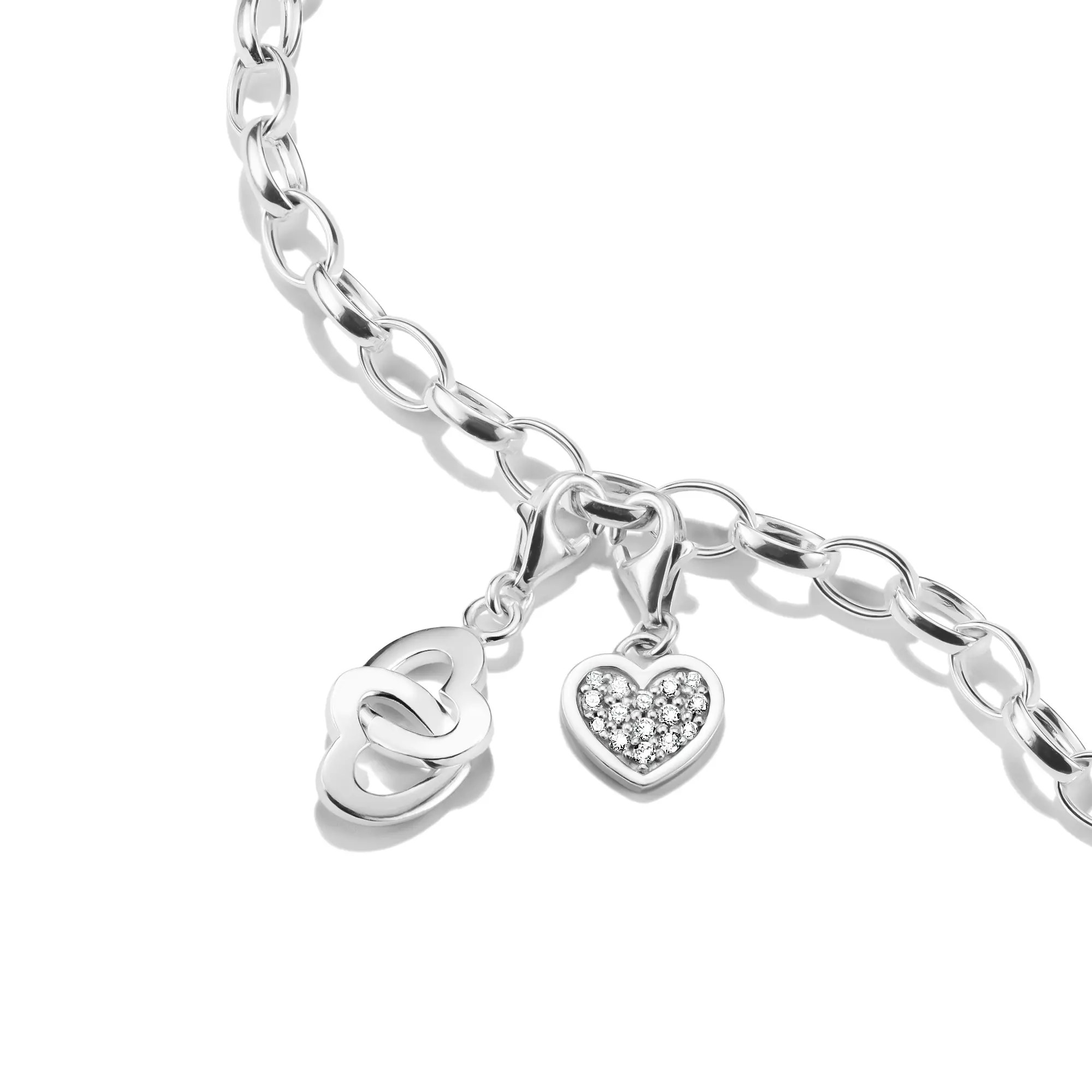 Thomas Sabo Herz - charms Anhänger - Silber – Ansicht 2
