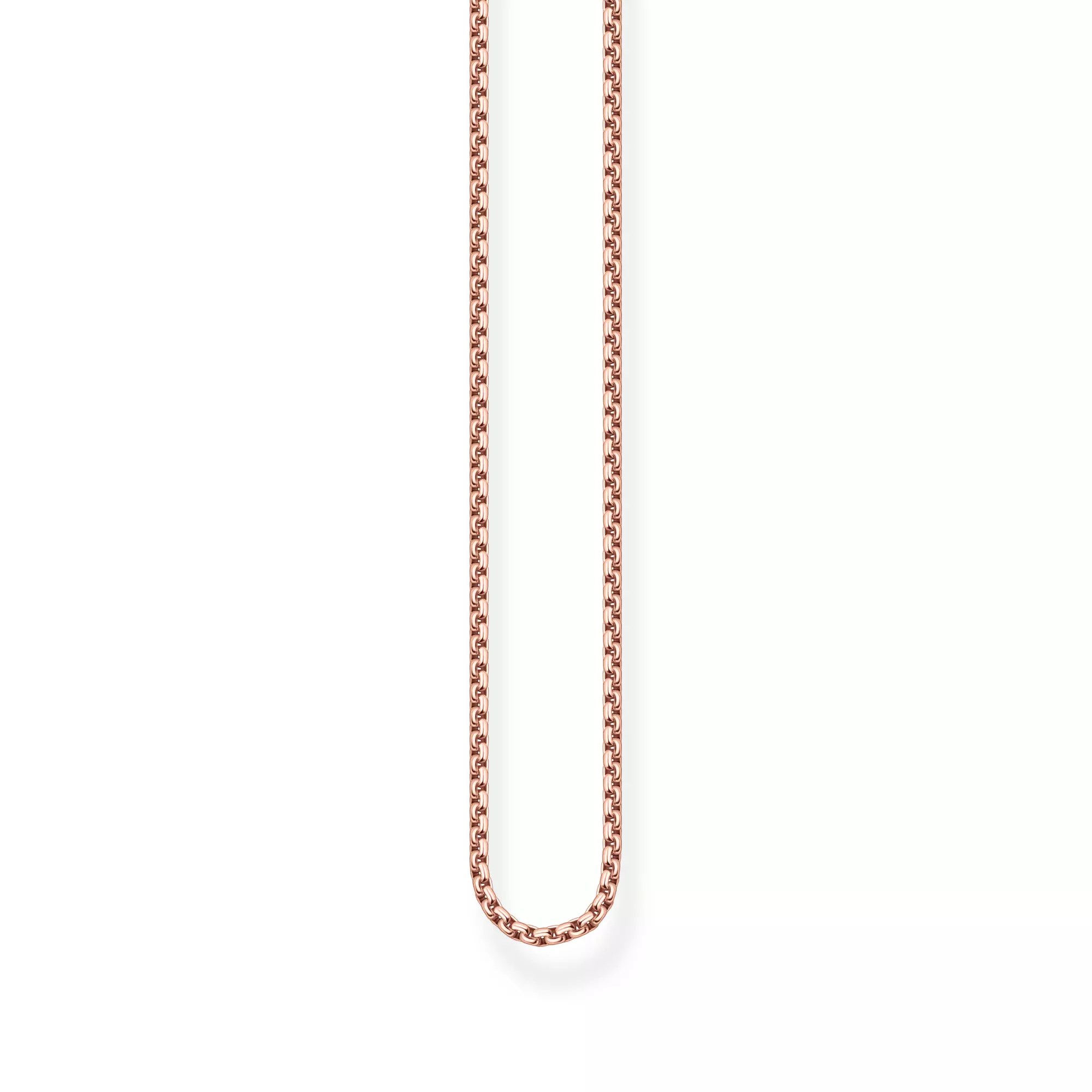 Thomas Sabo Kette - 38-40-42 cm - Silber vergoldet Roségold