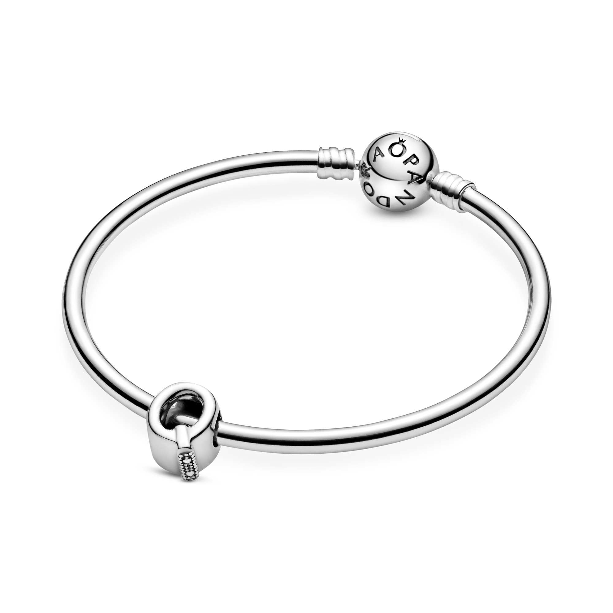 PANDORA Charm - Buchstabe Q - Letter Q - 925 Sterling Silber – Ansicht 5