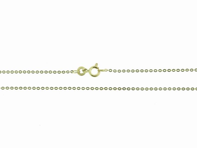 Ankerkette aus Gold 333 in filigraner Ausführung mit einer Länge von 36,5 cm, ideal für jeden Anlass, Hersteller: Juwelier Harnisch.