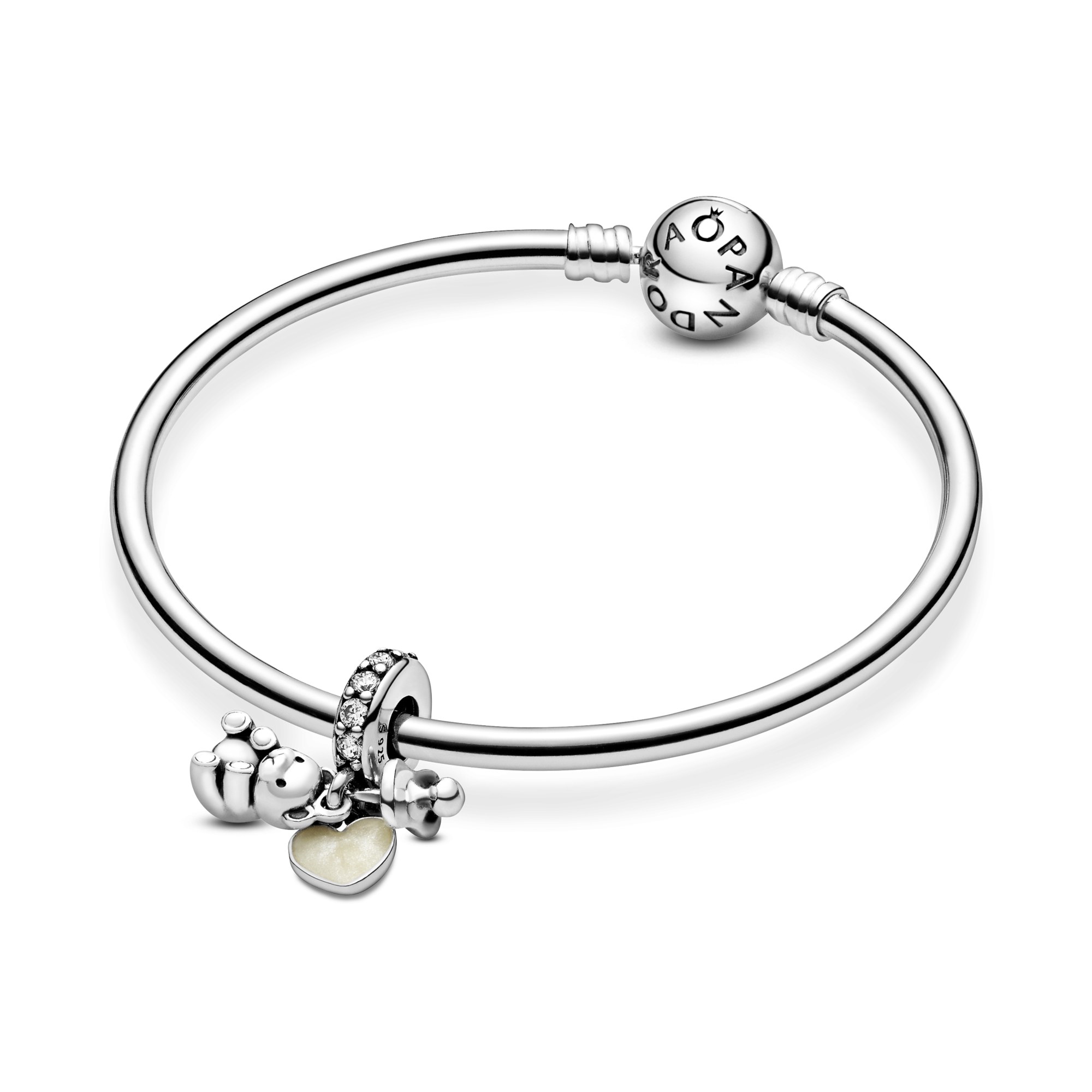 PANDORA Babys Lieblinge - Sterling Silber Charm Anhänger – Ansicht 2