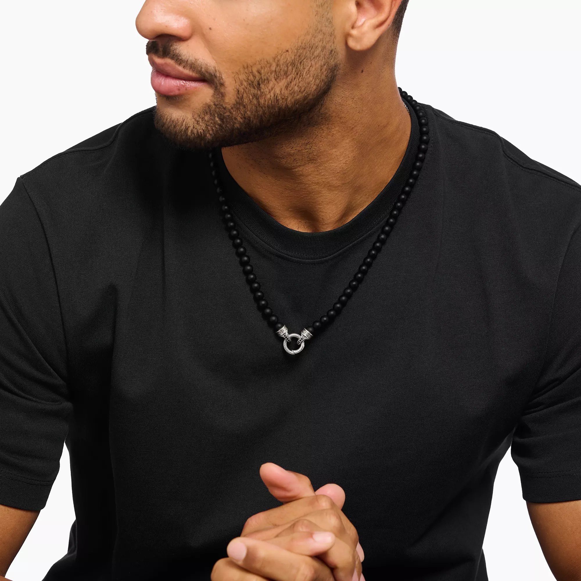 Thomas Sabo Kette - Obsidian - Rebel Basics 60 cm – Ansicht 3