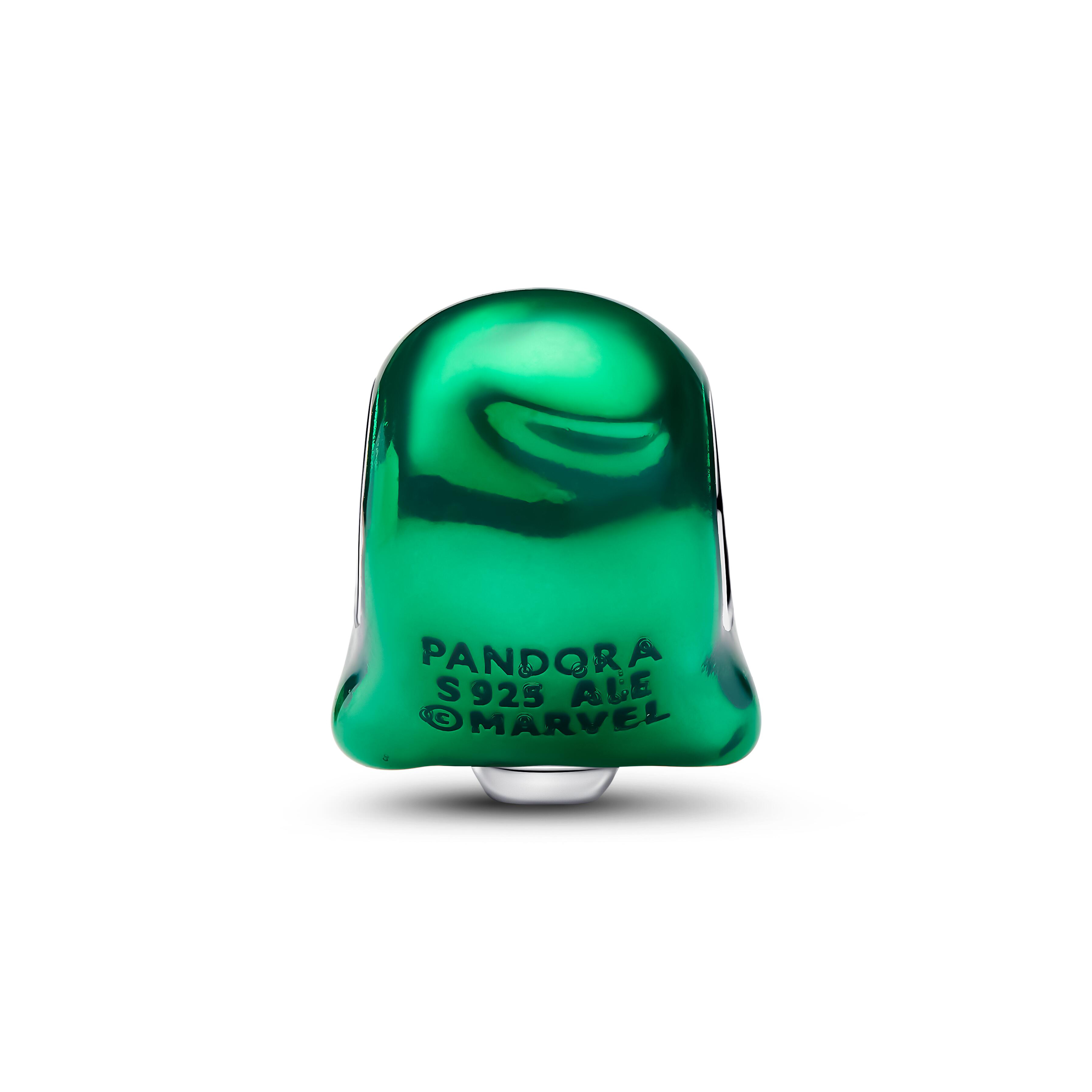 Pandora Marvel - Charm Doctor Doom Maske - Sterling Silber - Emaille grün – Ansicht 2