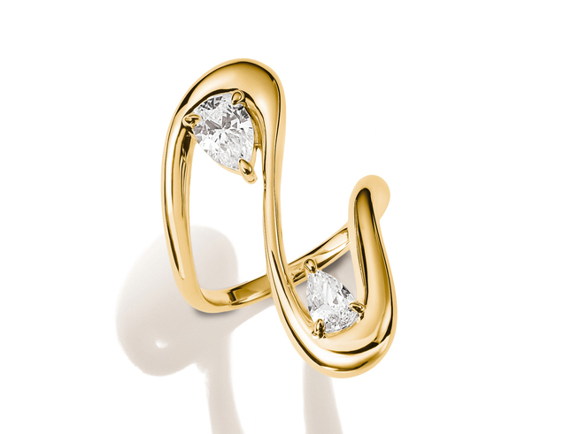 Thomas Sabo Fluid Elegance - TR2545-M01-14-60 - Ring Gr. 60 - 18K Gelbgold-Vergoldung