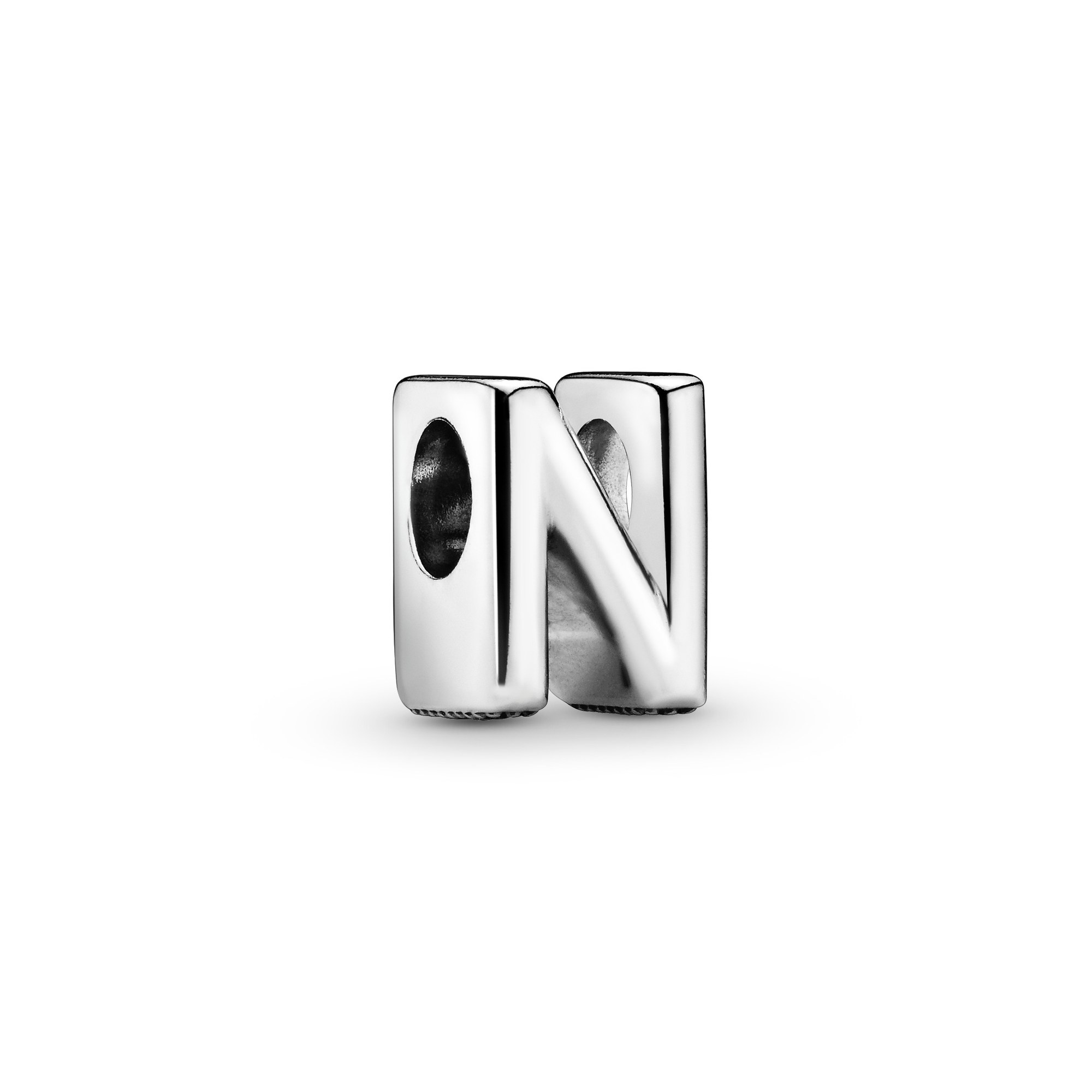 PANDORA Charm - Buchstabe N - Letter N - 925 Sterling Silber