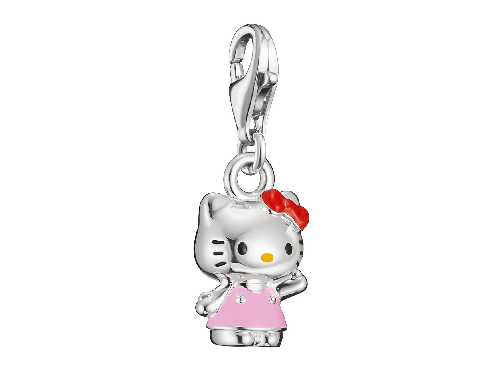 Thomas Sabo Hello Kitty 2250-M06-7 - Charm-Anhänger - versilbert & Emaille