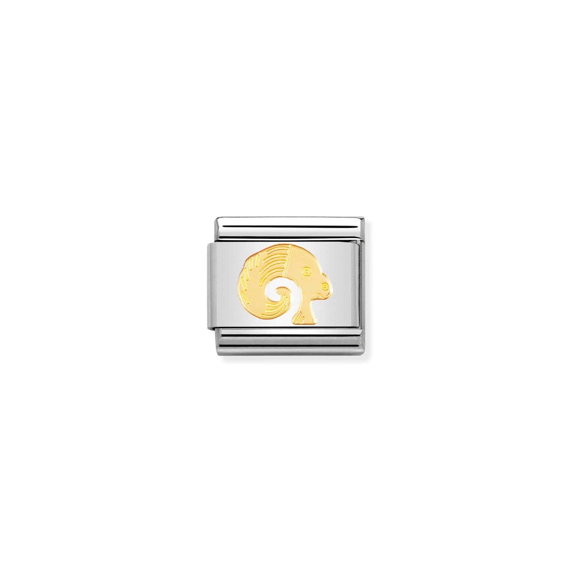 Nomination Composable Classic Charm Sternzeichen Widder - Edelstahl, Gelbgold