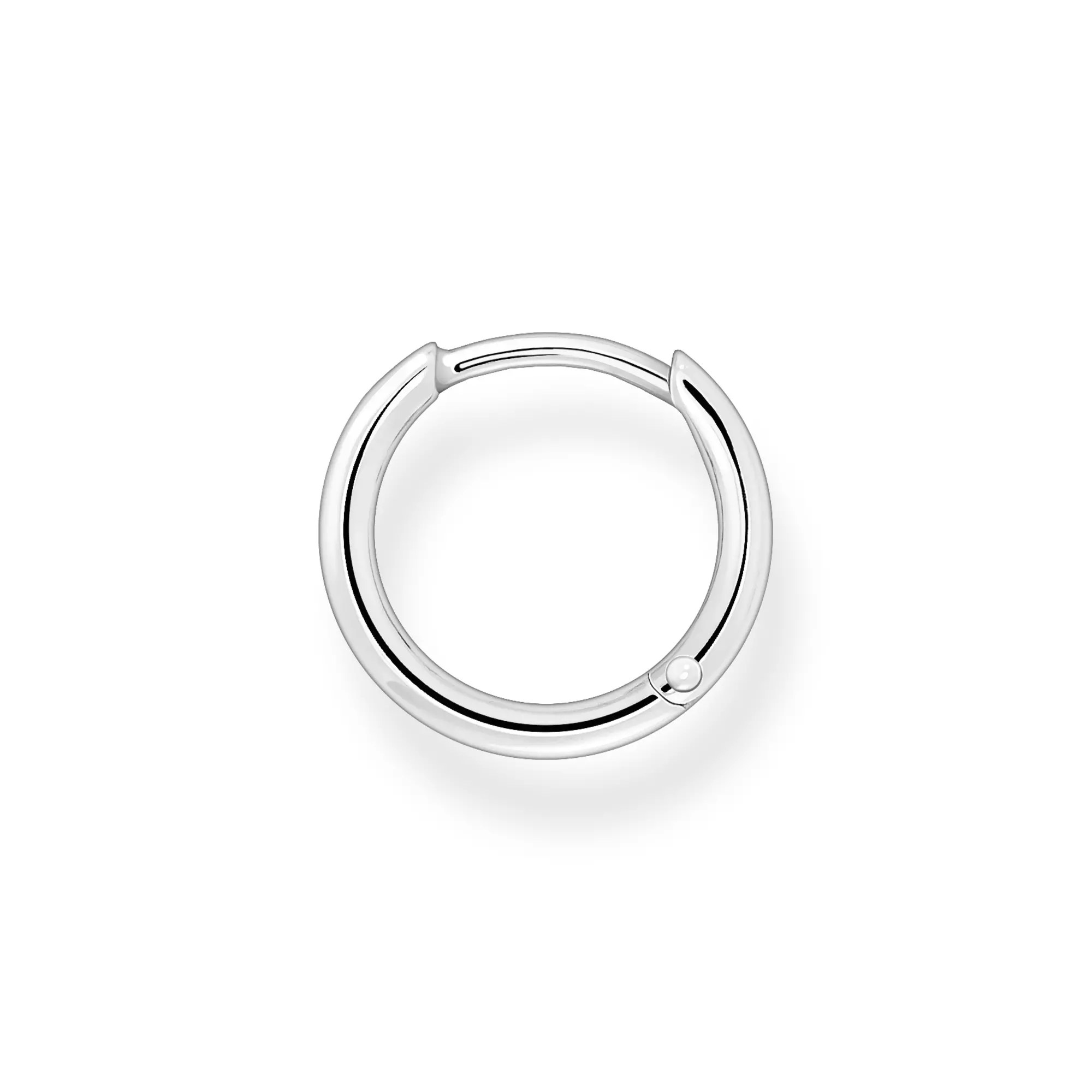 Thomas Sabo Einzel Creole klassisch silber – 15 mm hoch – Ansicht 2