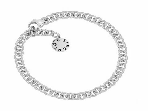 Ti Sento Charms Silber Armband aus feinem Silber, bis 21 cm, mit einem Durchmesser von 5,5 mm und einem charmanten Anhänger, ideal für jeden Anlass.