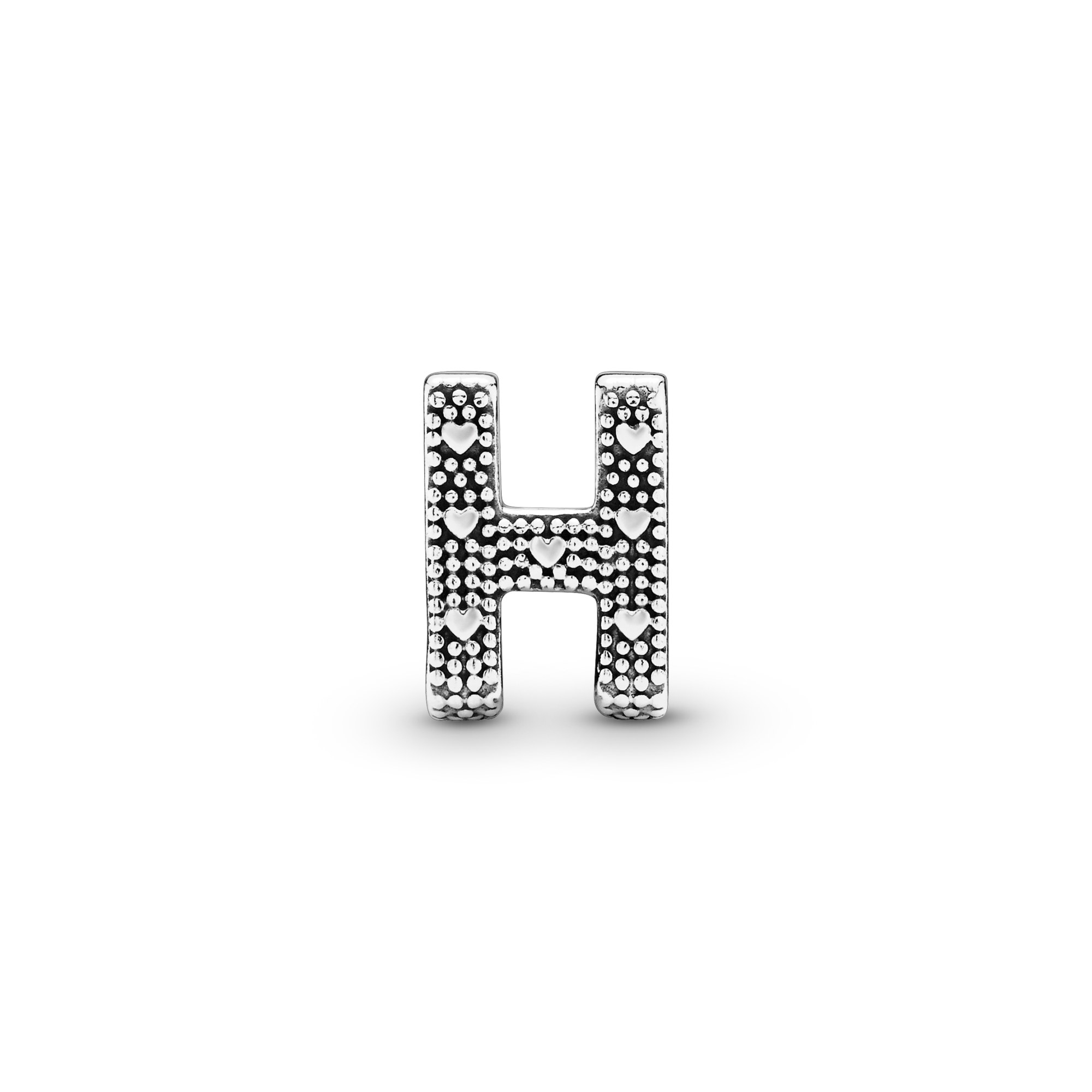 PANDORA Charm - Buchstabe H - Letter H - 925 Sterling Silber – Ansicht 3