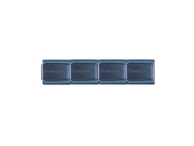 403000138-0 Nomination Classic Armband 18 Elemente Edelstahl matt in Blau mit einer Länge von 17,5 cm. Hersteller Nomination, geeignet für Starter-Armbänder. Elegant und modern im Design.