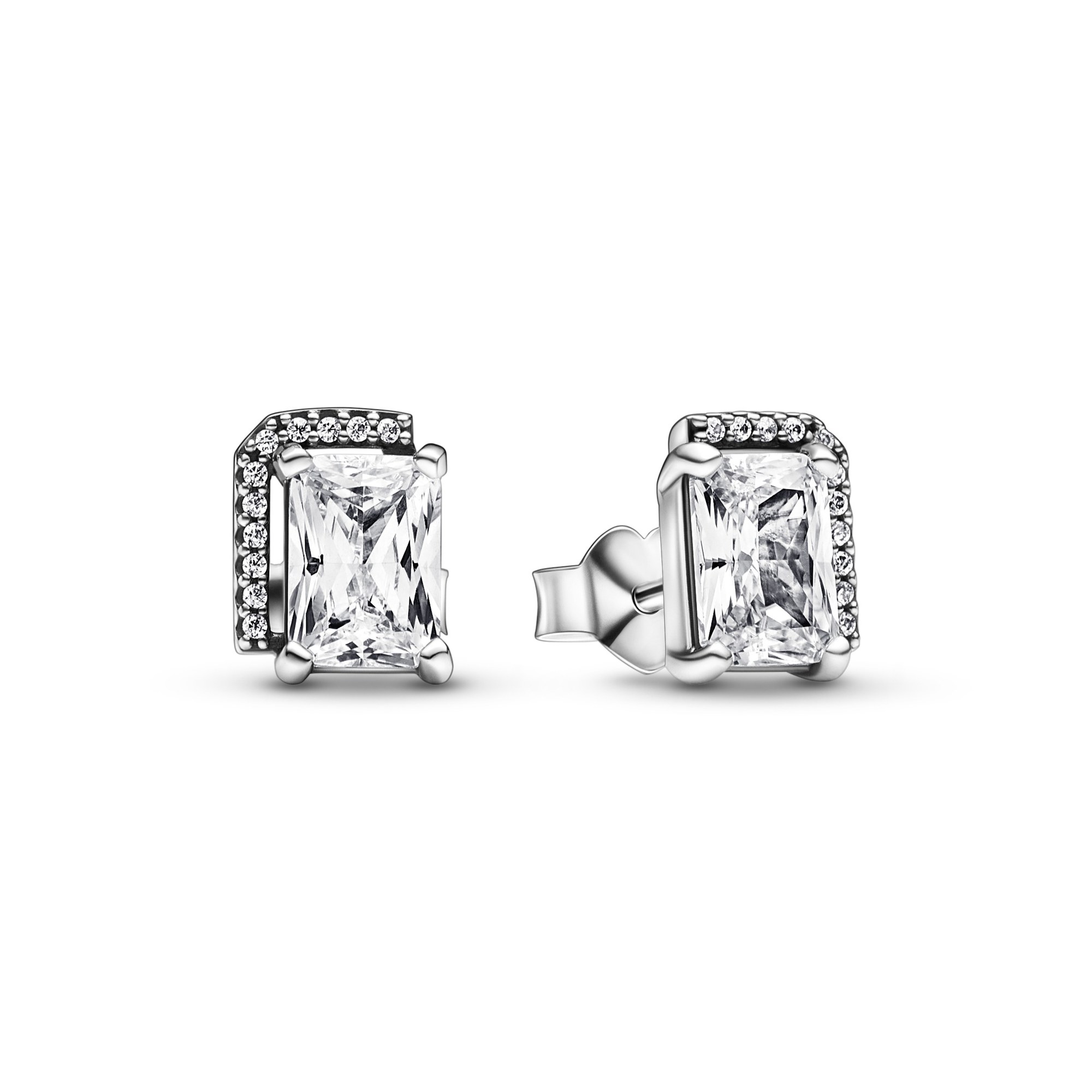 Pandora Ohrringe - Sterling Silber - Zirkonia - Klar