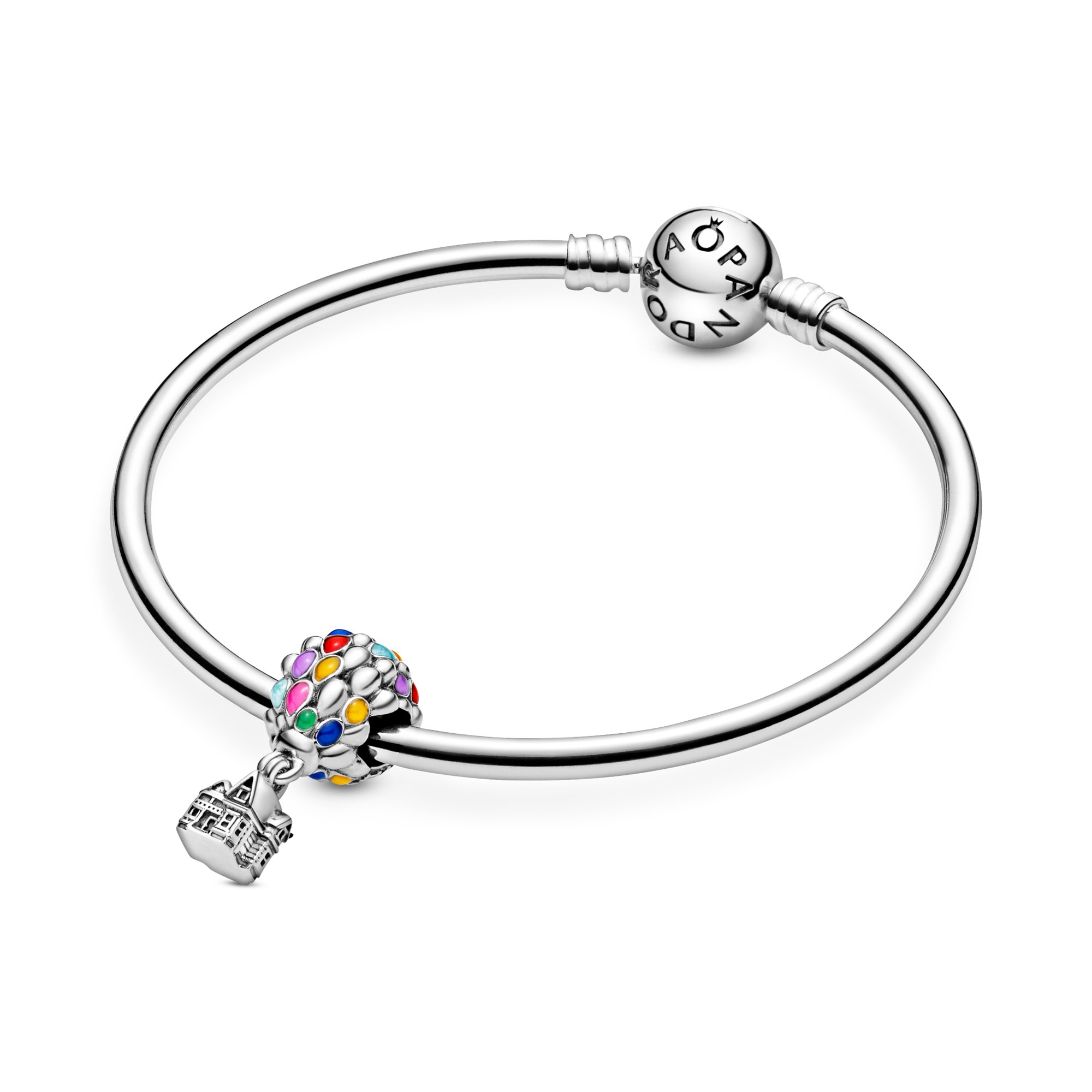 Pandora Disney - Charm - Disney - Up House & Luftballons - Heißluftballon - Silber – Ansicht 5