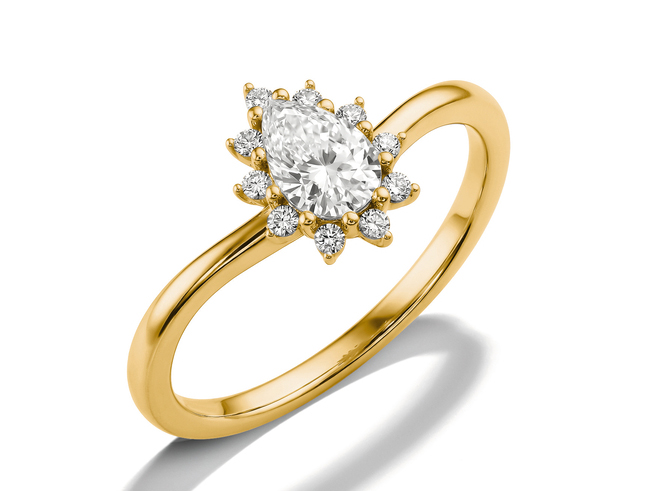 Thomas Sabo Classic TS - TR2479-M01-14-60 - Ring Gr. 60 - 18K Gelbgold-Vergoldung