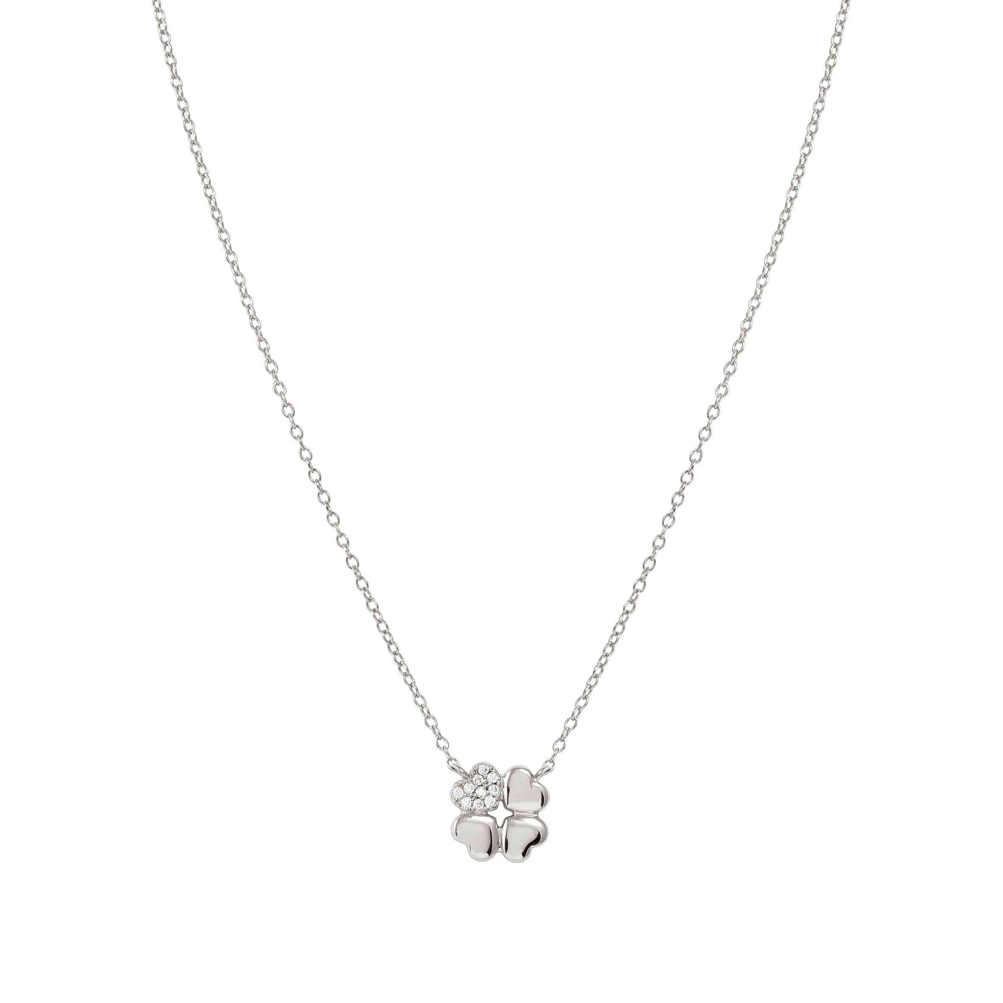 Nomination Petit Sparkle - Sterling Silber Halskette - GlücksKleeblatt - Zirkonia - 38-44 cm – Ansicht 5