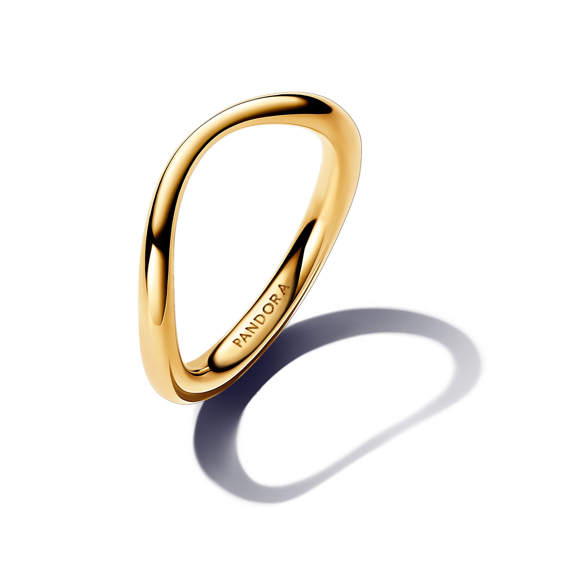 Pandora ESSENCE organisch geformter Bandring - Gelbgold verg.