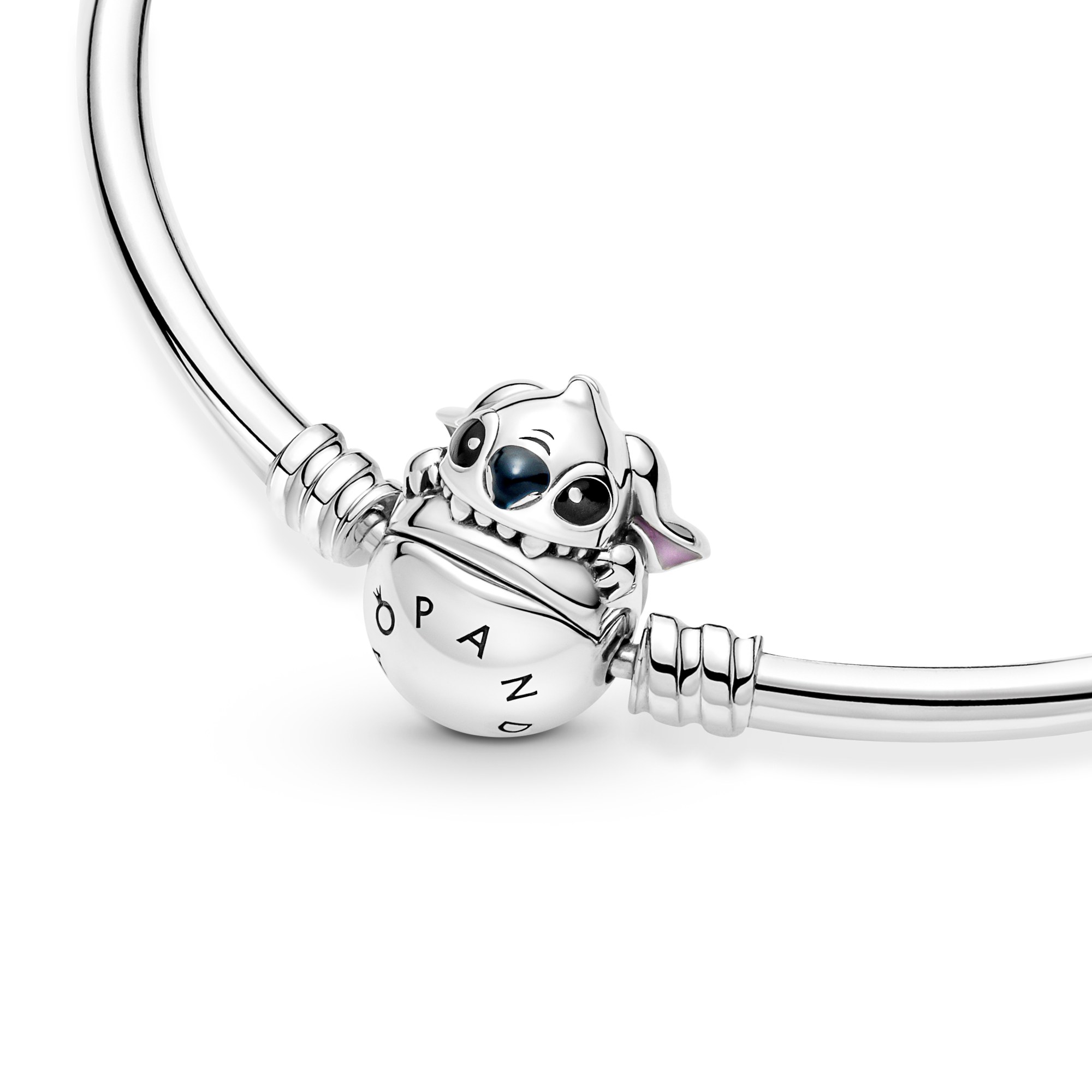 Pandora Disney - Disney Beißender Stitch Verschluss Armreif - Sterling Silber & Emaille Multicolor – Ansicht 4