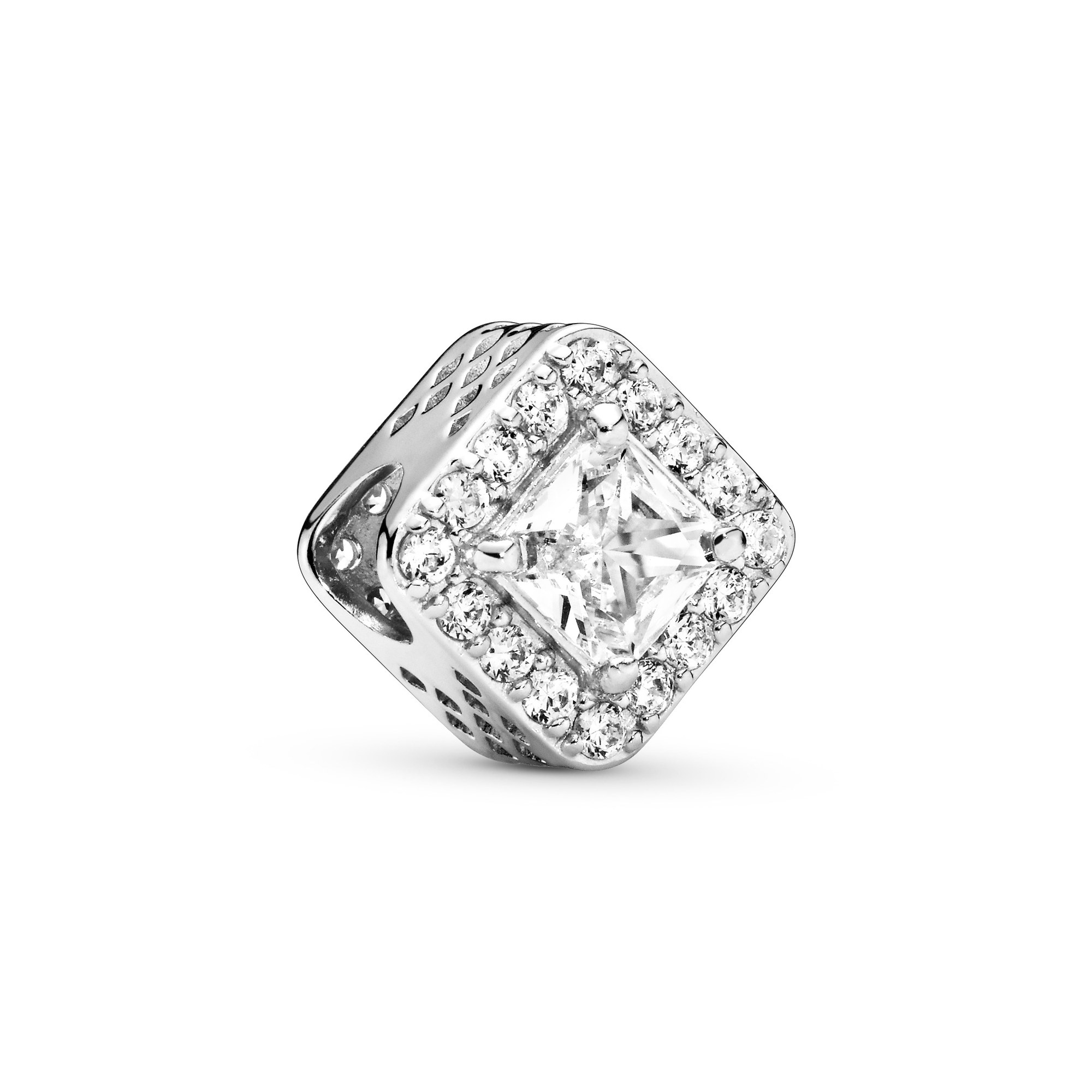 PANDORA Geometrischer Glanz - Charm - Silber