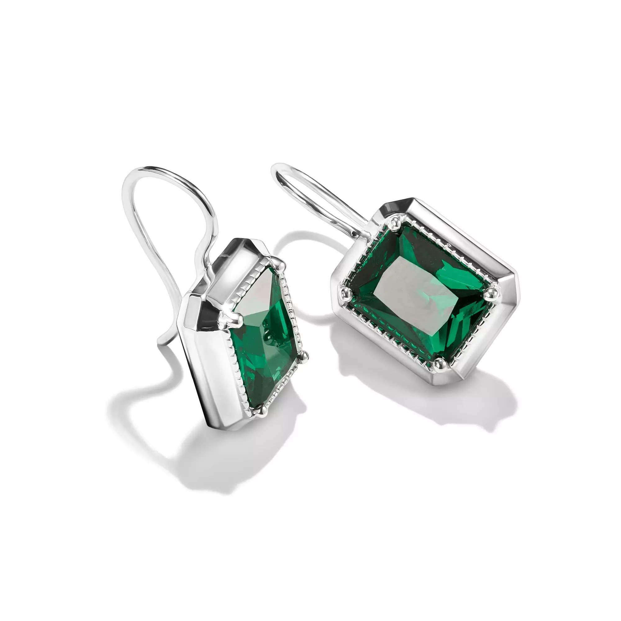 Thomas Sabo ELYNDRA Ohrringe - Silber & Keramik Stein - Grün – Ansicht 3