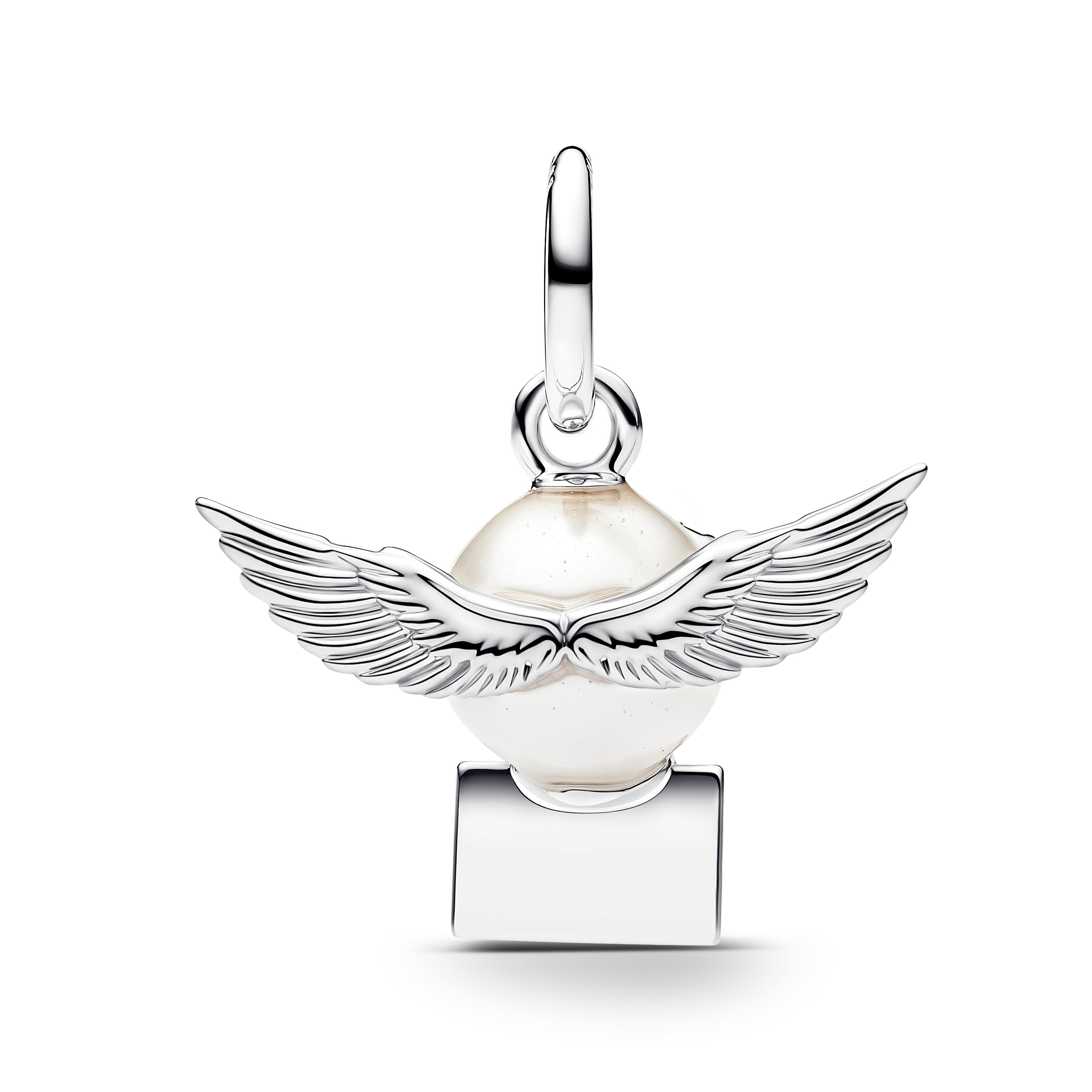 Pandora Harry Potter - Hänge-Charm Eule mit Brief - Sterling Silber – Ansicht 2