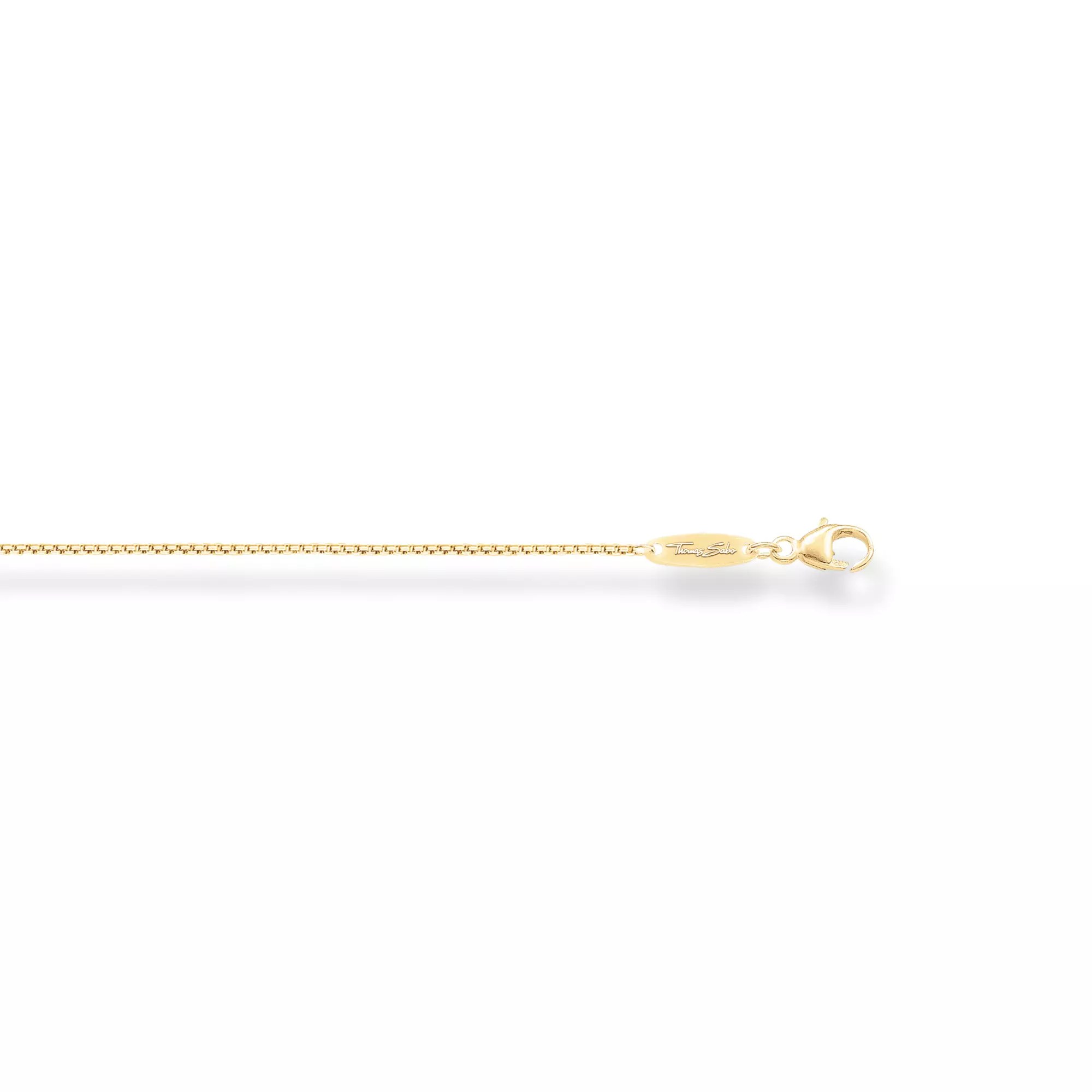 Thomas Sabo Kette - 38-40-42 cm - Silber vergoldet Gelbgold – Ansicht 2
